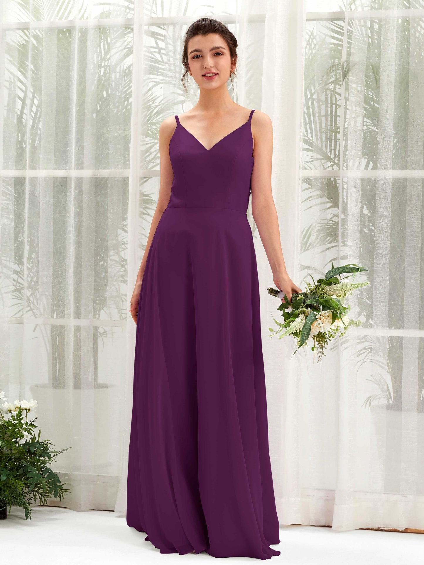 Elsa Grape Sleeveless Maxi Dress