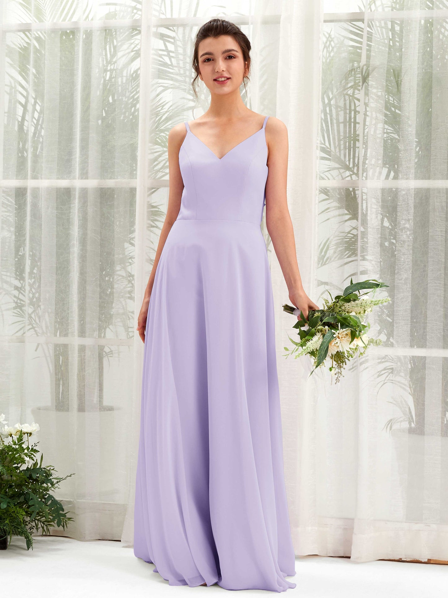 Elsa Lilac Sleeveless Maxi Dress