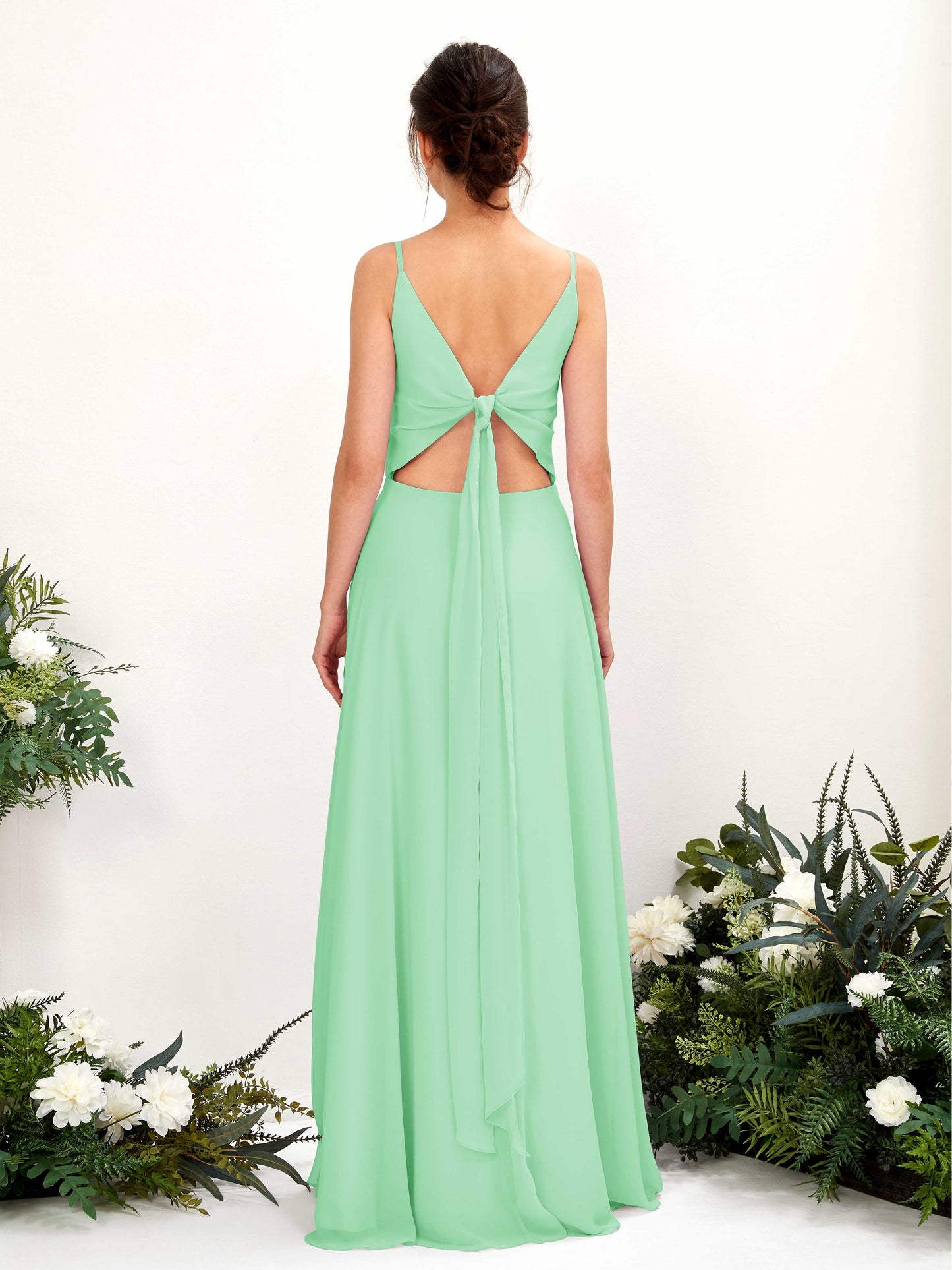 Elsa Mint Green Sleeveless Maxi Dress