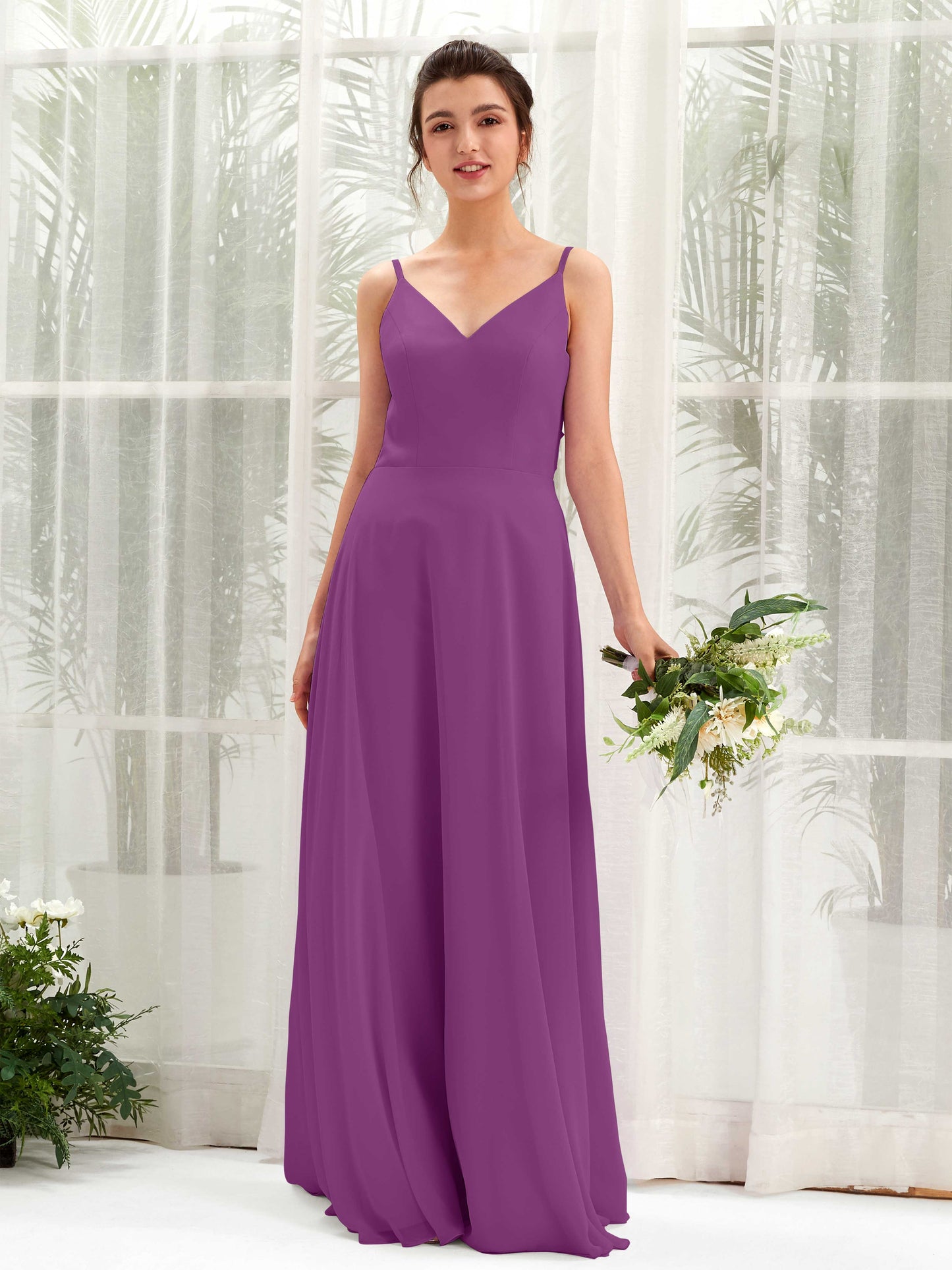 Elsa Purple Sleeveless Maxi Dress