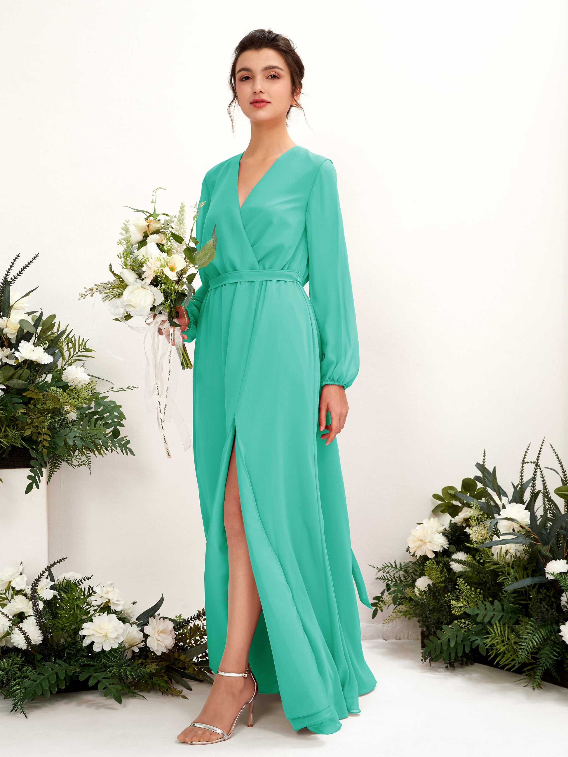 Elsie Tiffany Long Sleeve Maxi Dress