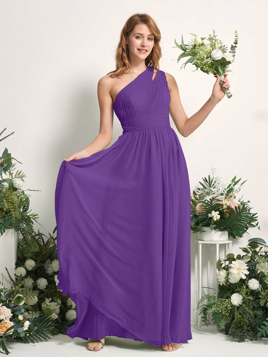 Evelyn Regency One Shoulder Maxi Dress