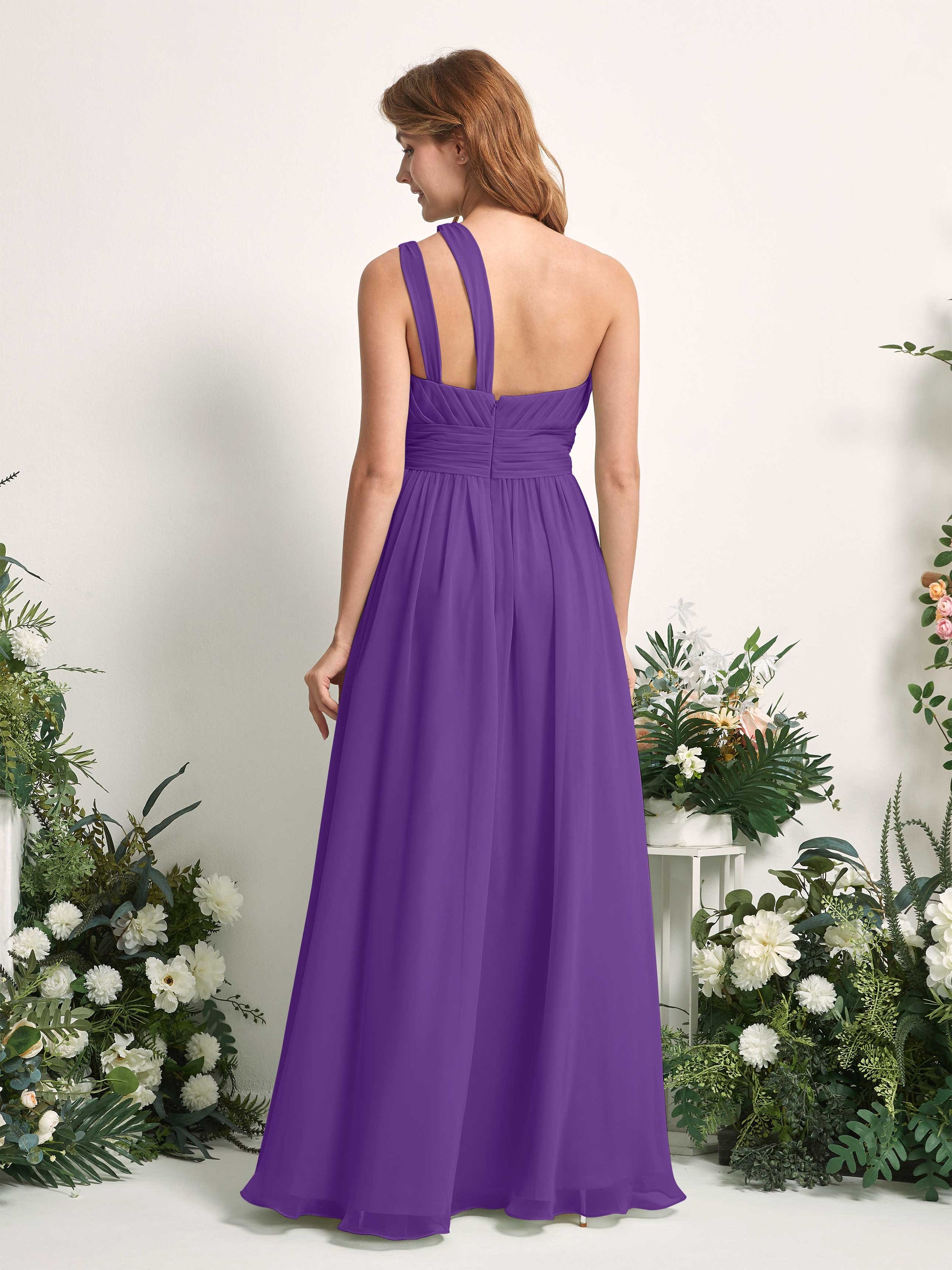 Evelyn Regency One Shoulder Maxi Dress