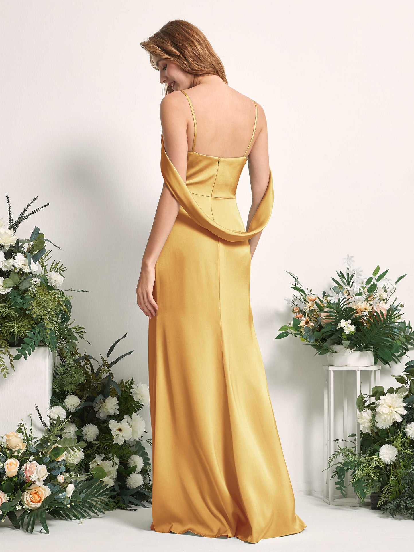 Freya Canary Satin Sleeveless Maxi Dress