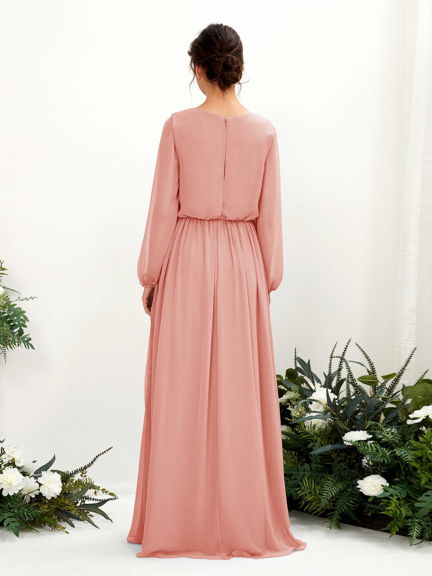 Ginny Champagne Rose Maxi Dress