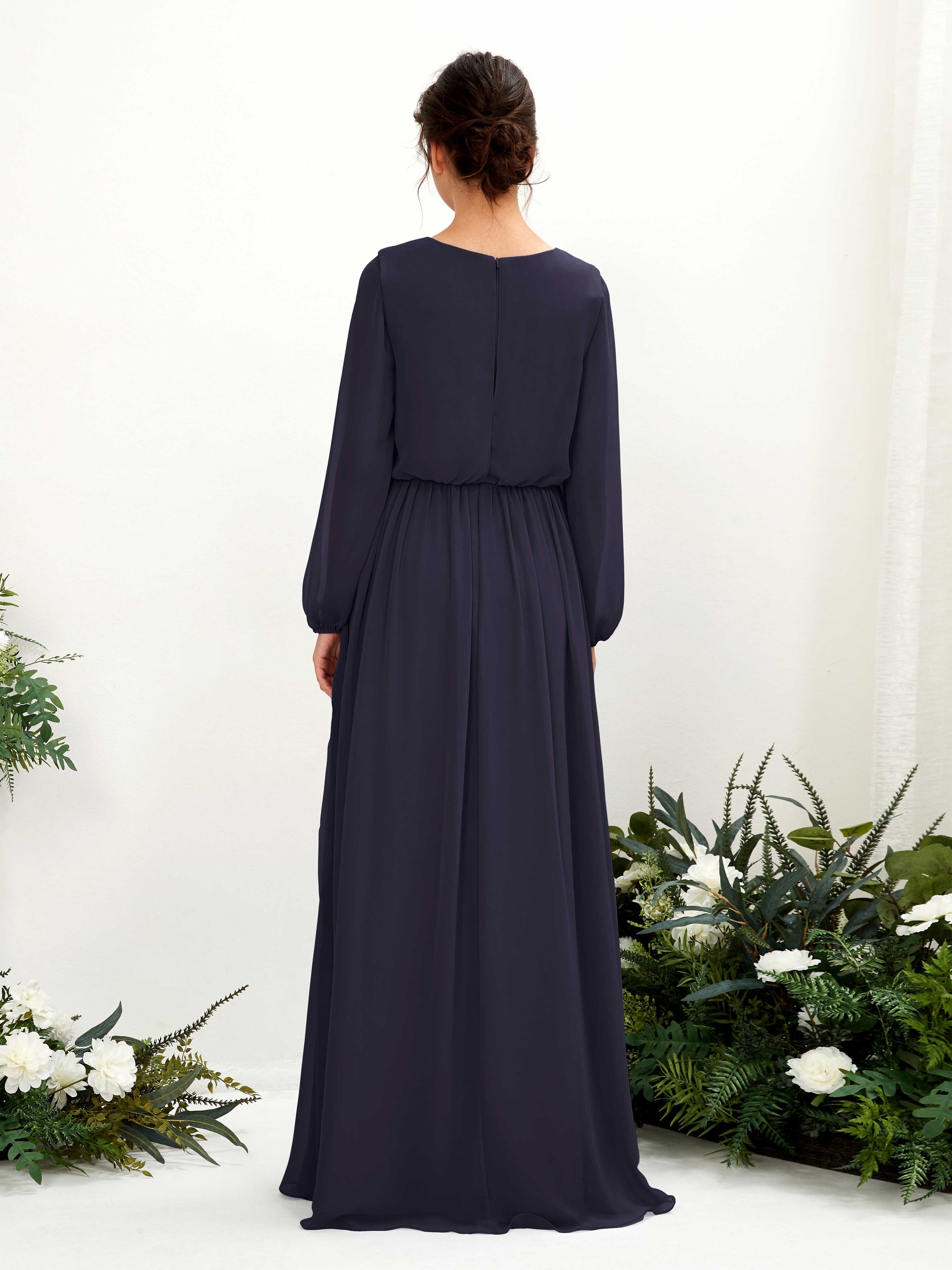 Ginny Dark Navy Maxi Dress