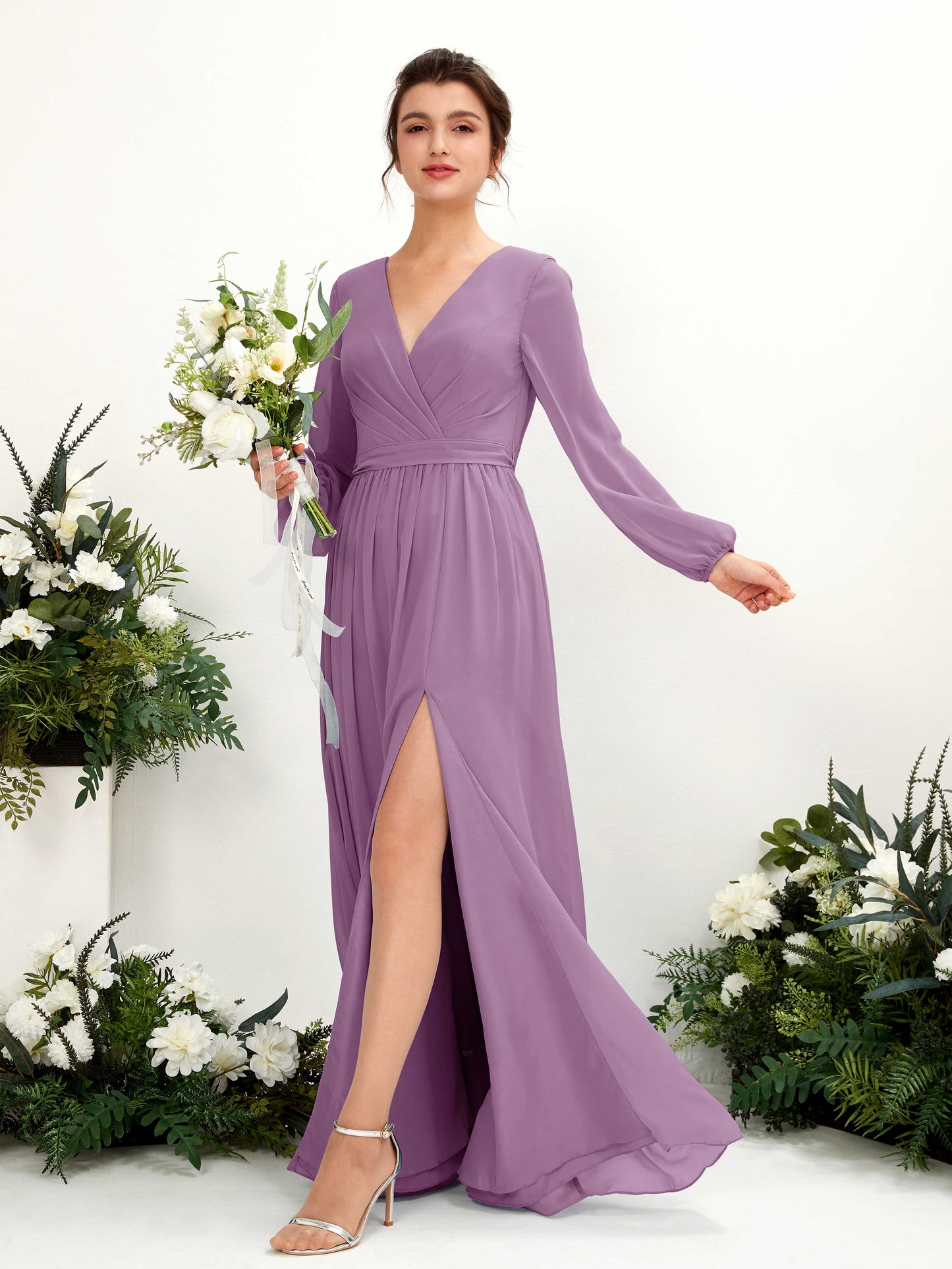 Ginny Orchid Mist Maxi Dress