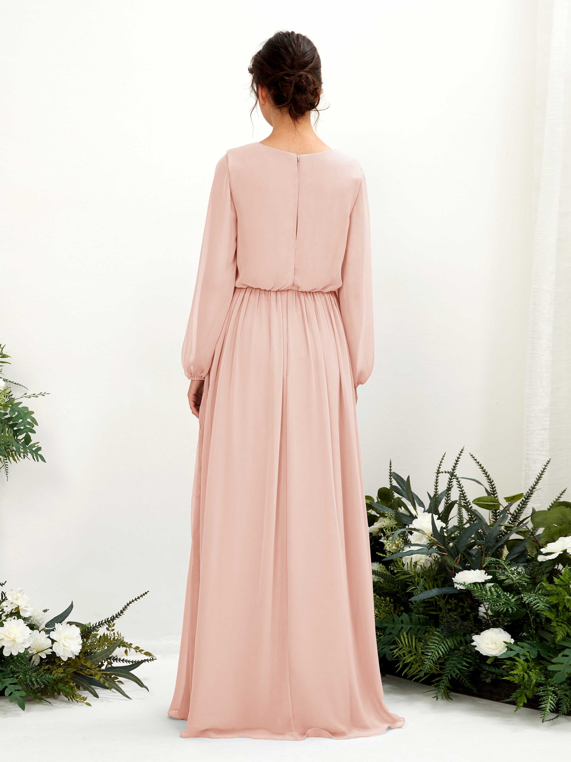 Ginny Pearl Pink Maxi Dress