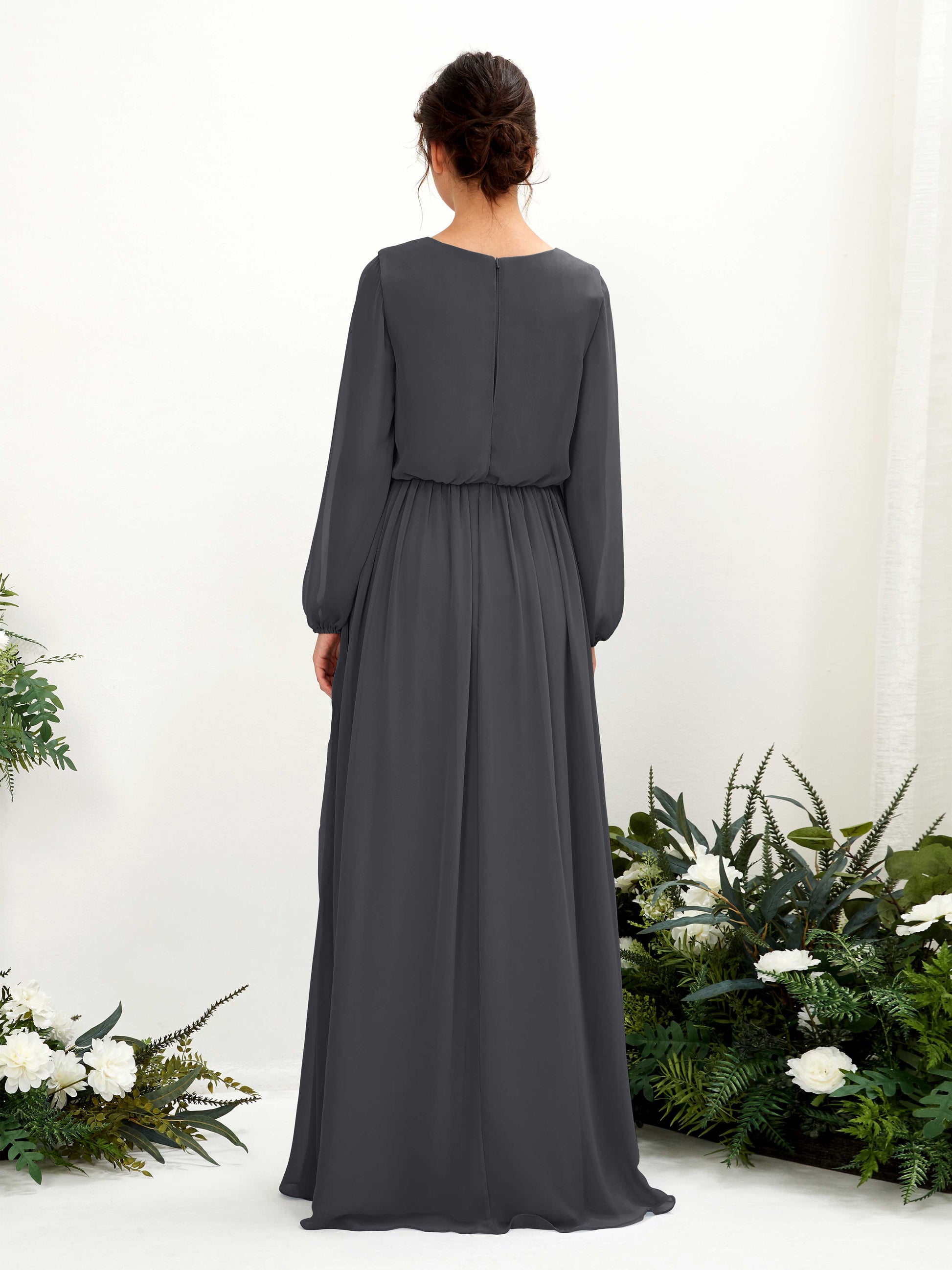 Ginny Pewter Maxi Dress