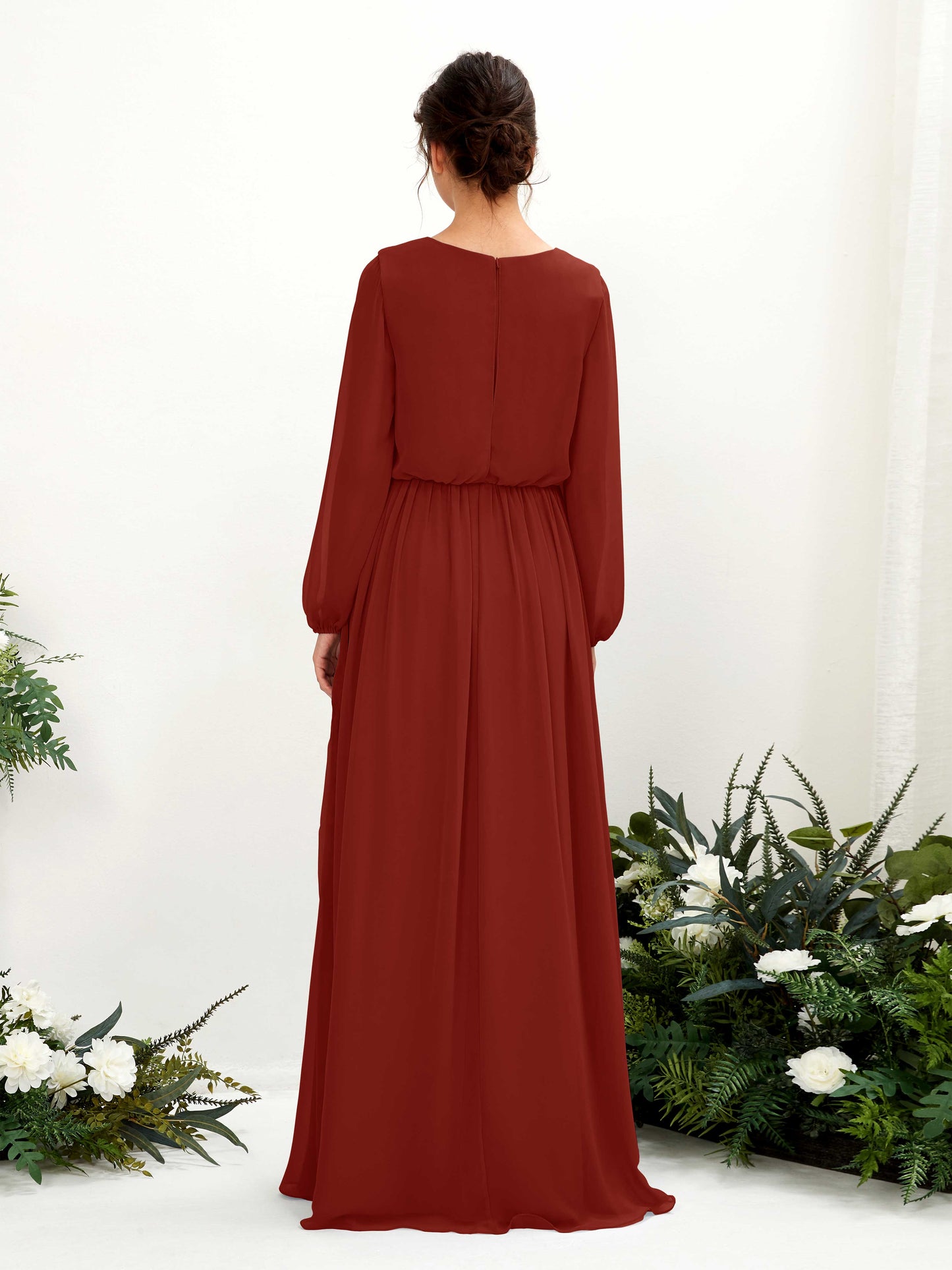 Ginny Rust Maxi Dress