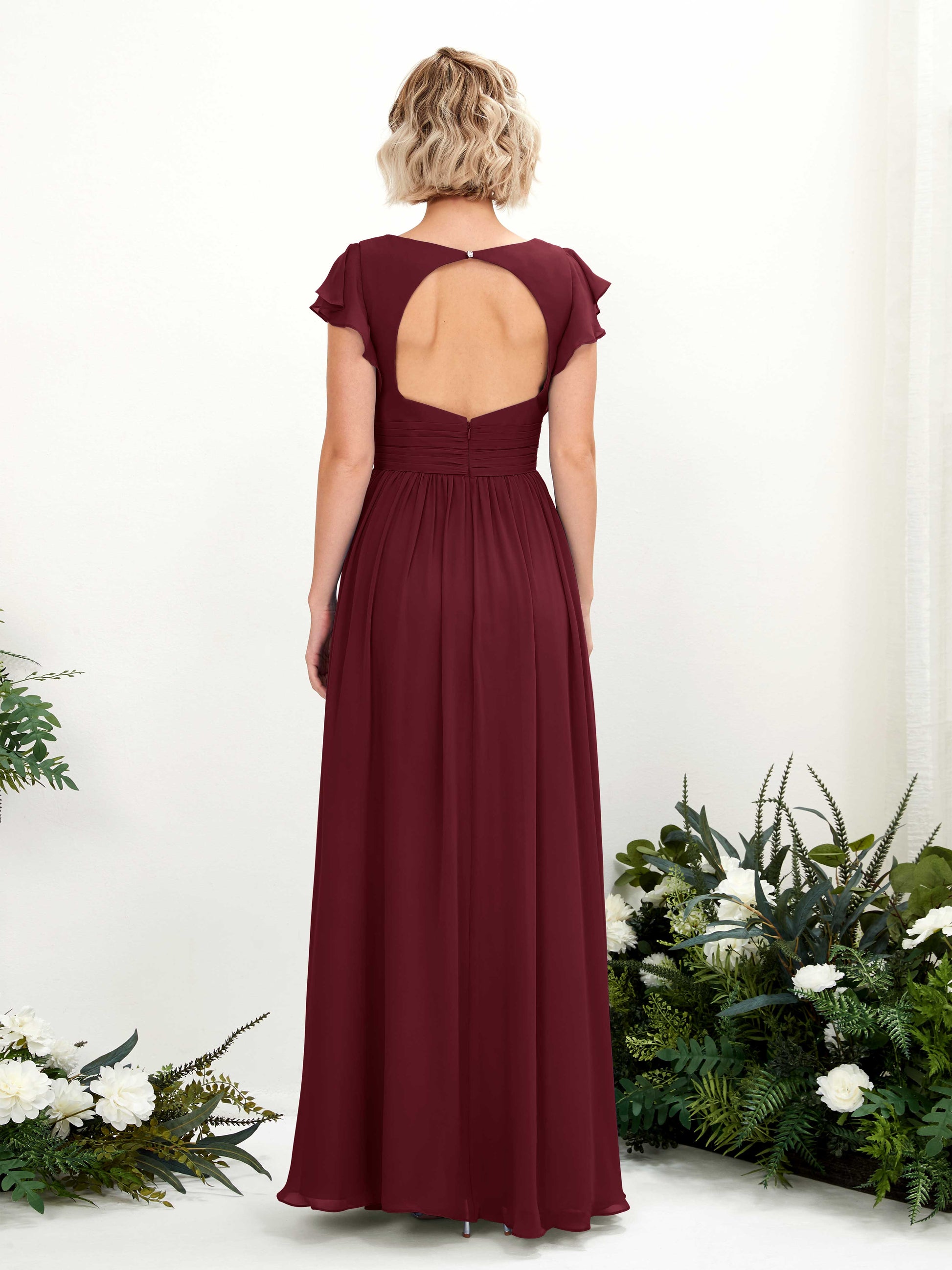 Grino Burgundy Maxi Dress