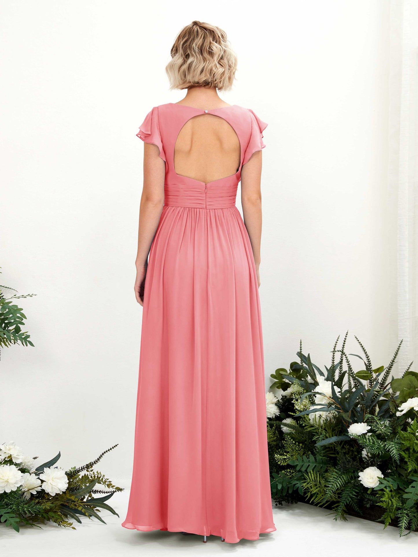 Grino Coral Pink Maxi Dress