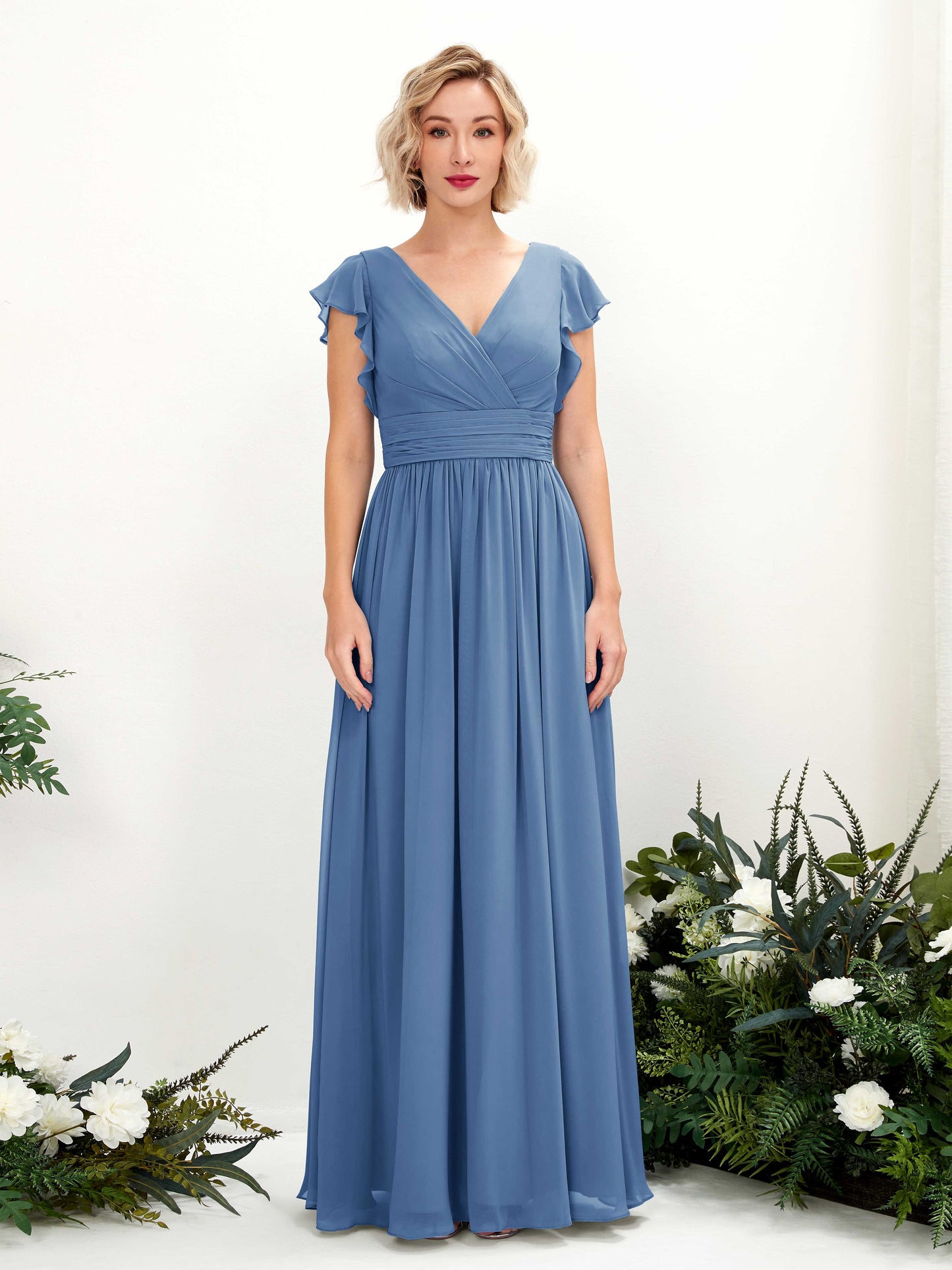 Grino Dusty Blue Maxi Dress