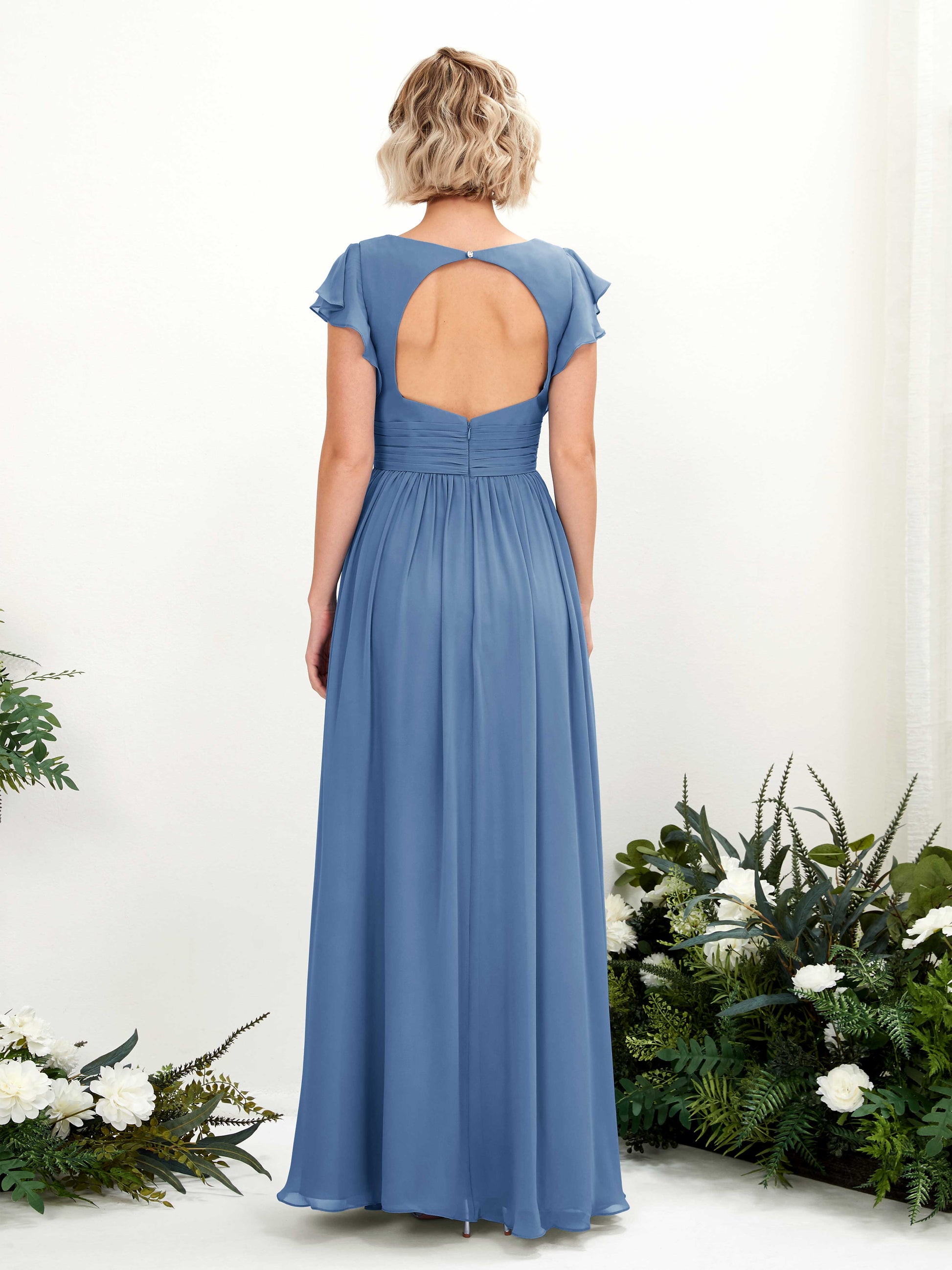 Grino Dusty Blue Maxi Dress