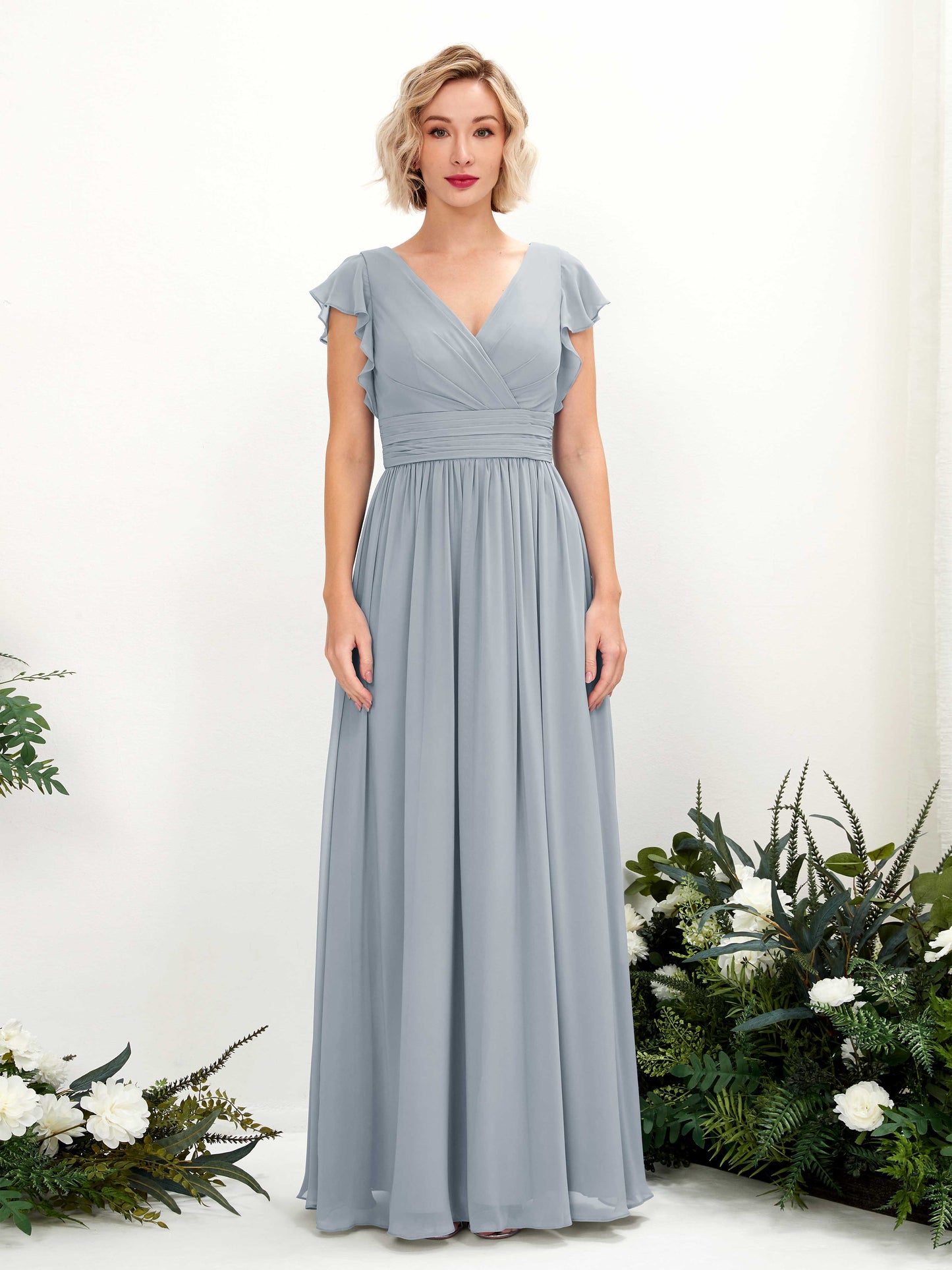 Grino Dusty Blue-Upgrade Maxi Dress