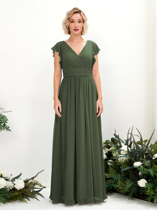 Grino Martini Olive Maxi Dress