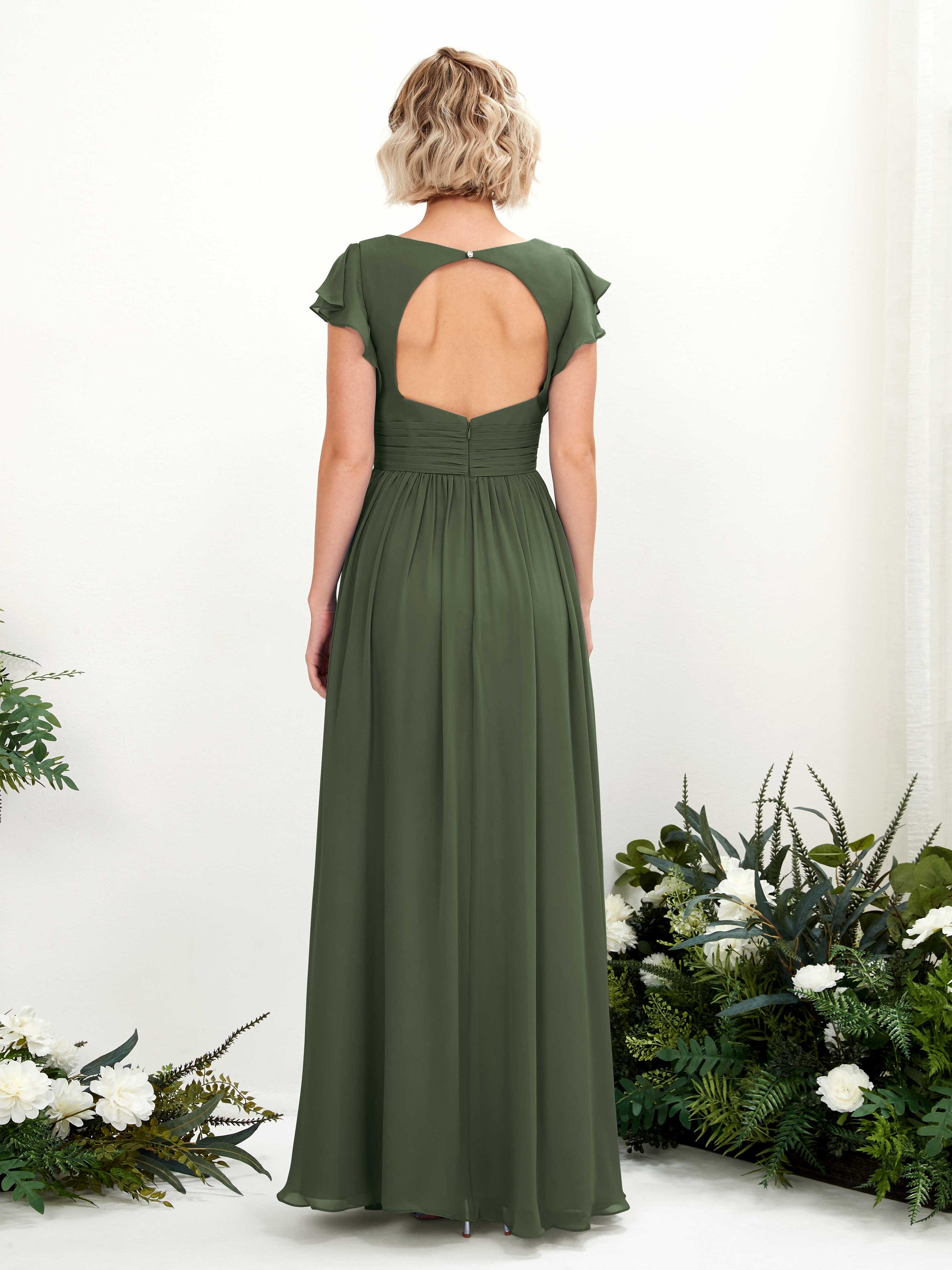 Grino Martini Olive Maxi Dress