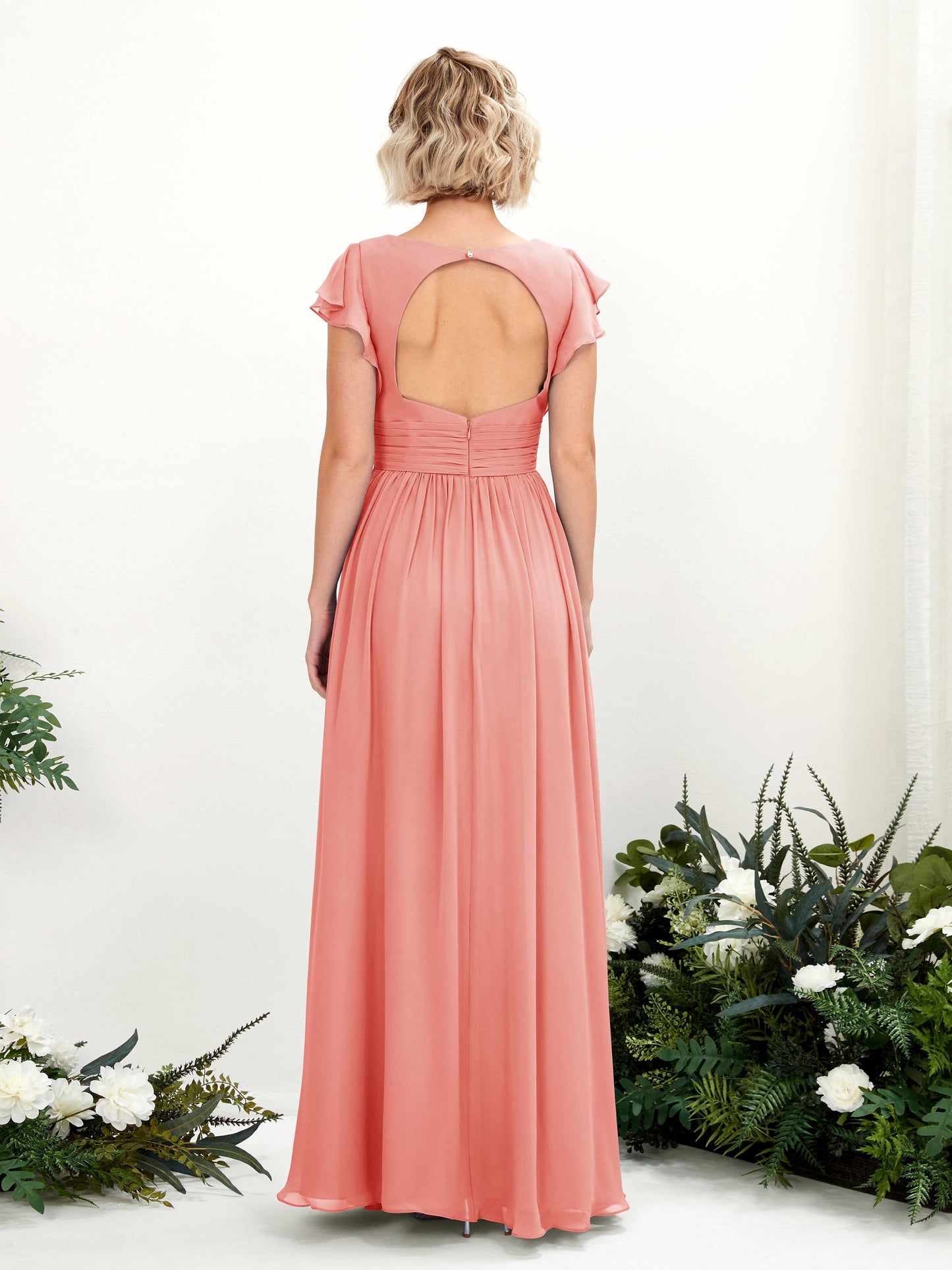 Grino Peach Pink Maxi Dress