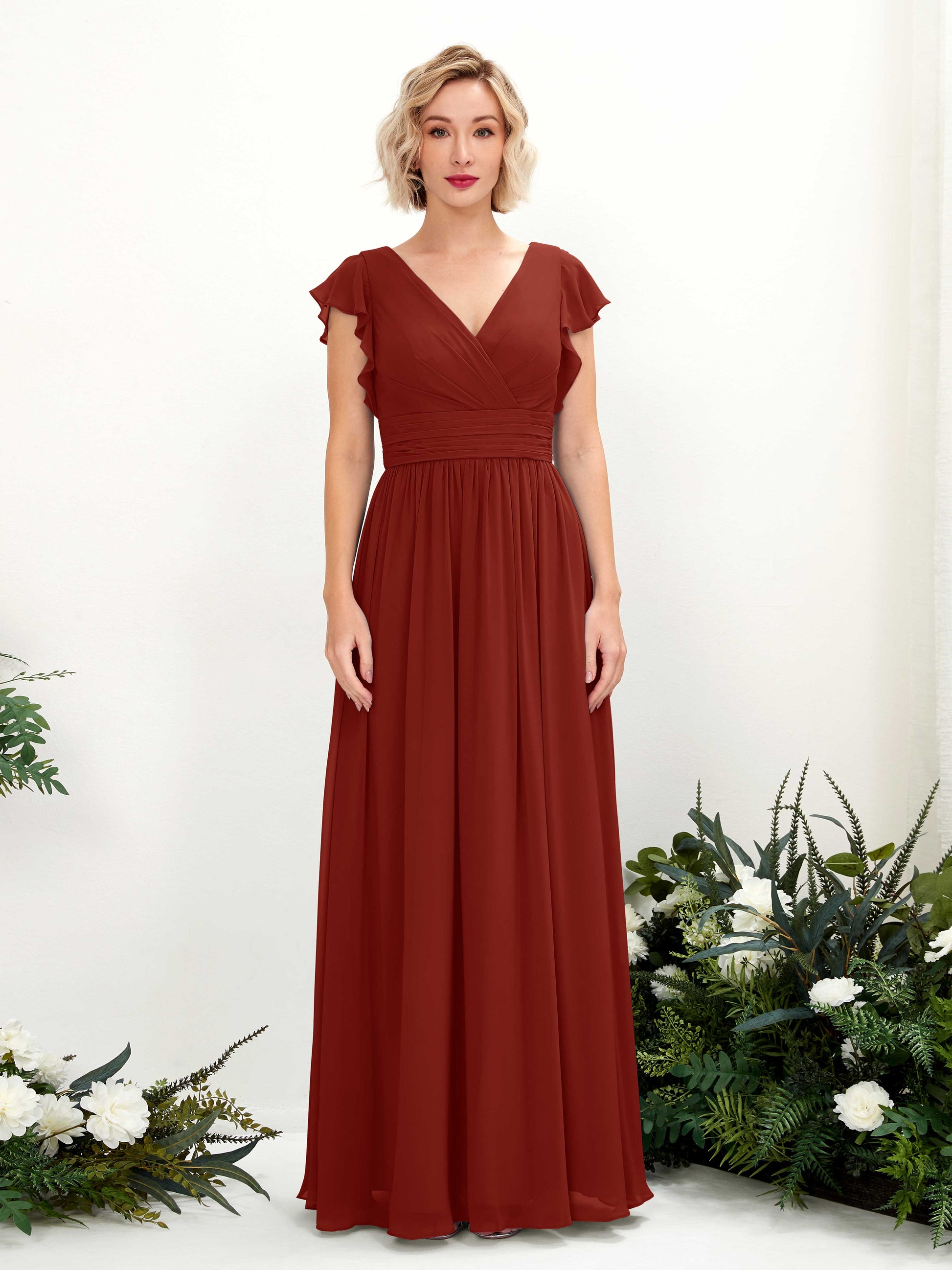 Grino Rust Maxi Dress