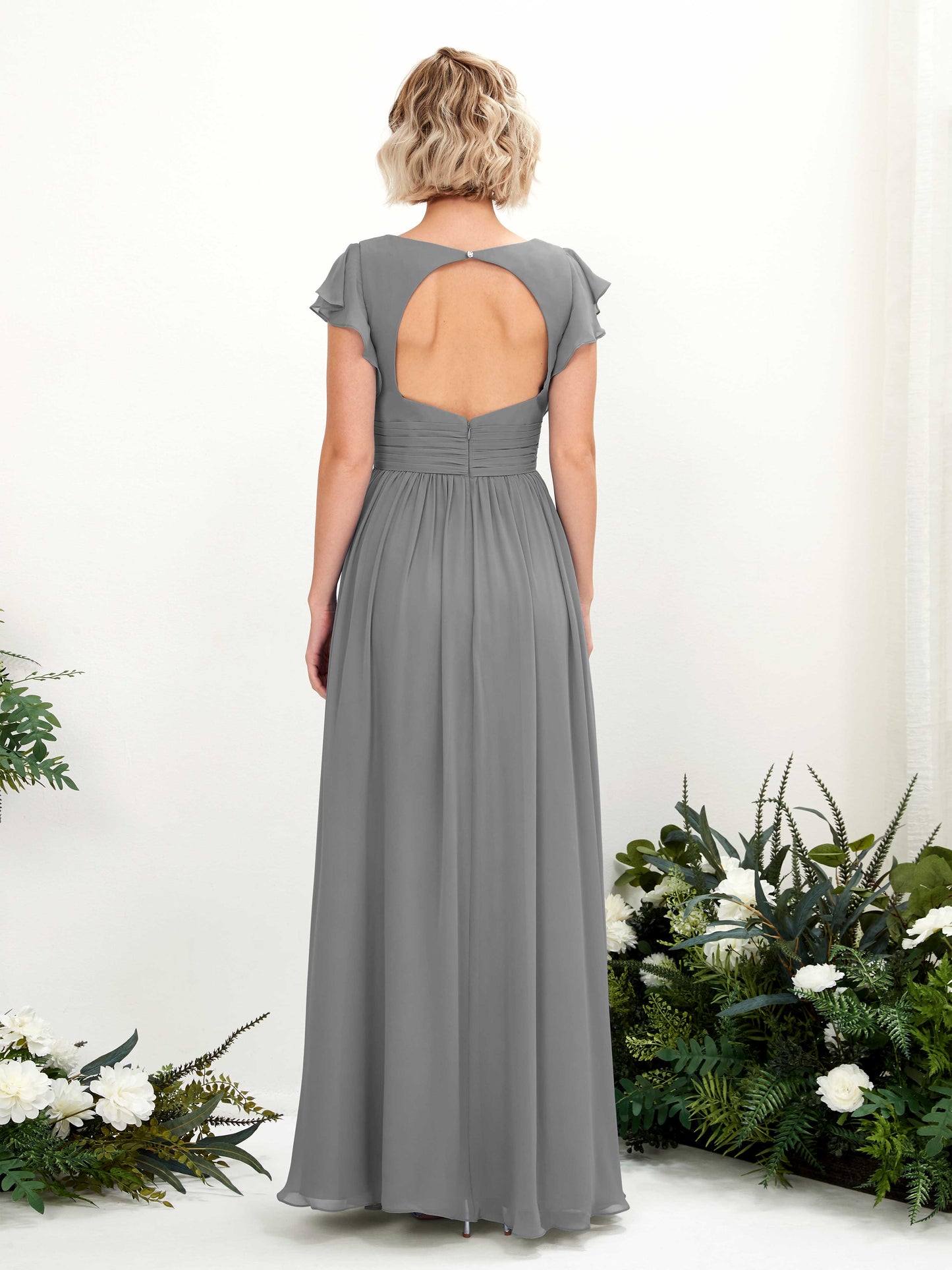 Grino Steel Gray Maxi Dress