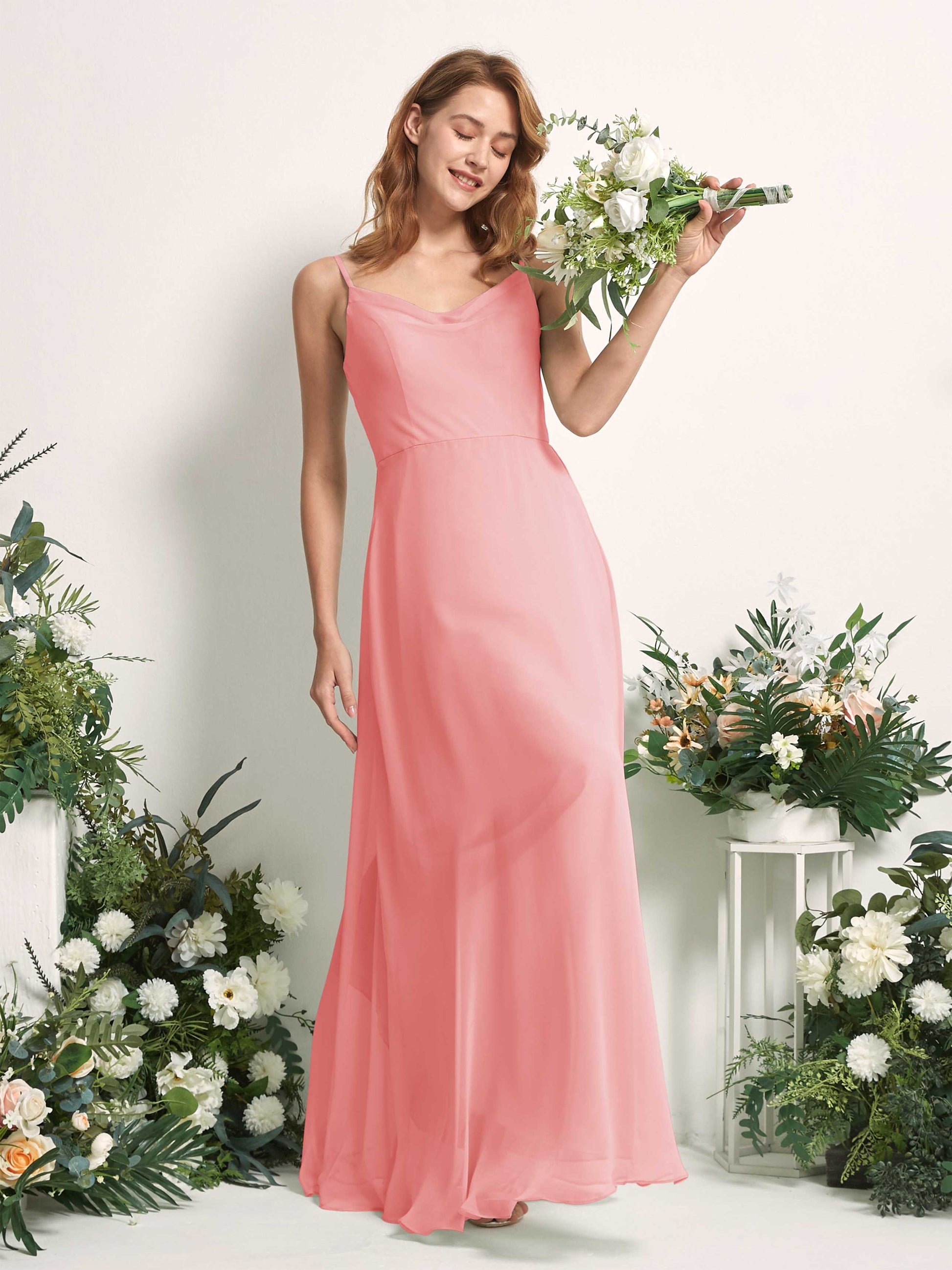 Hannah Ballet Pink Sleeveless Maxi Dress