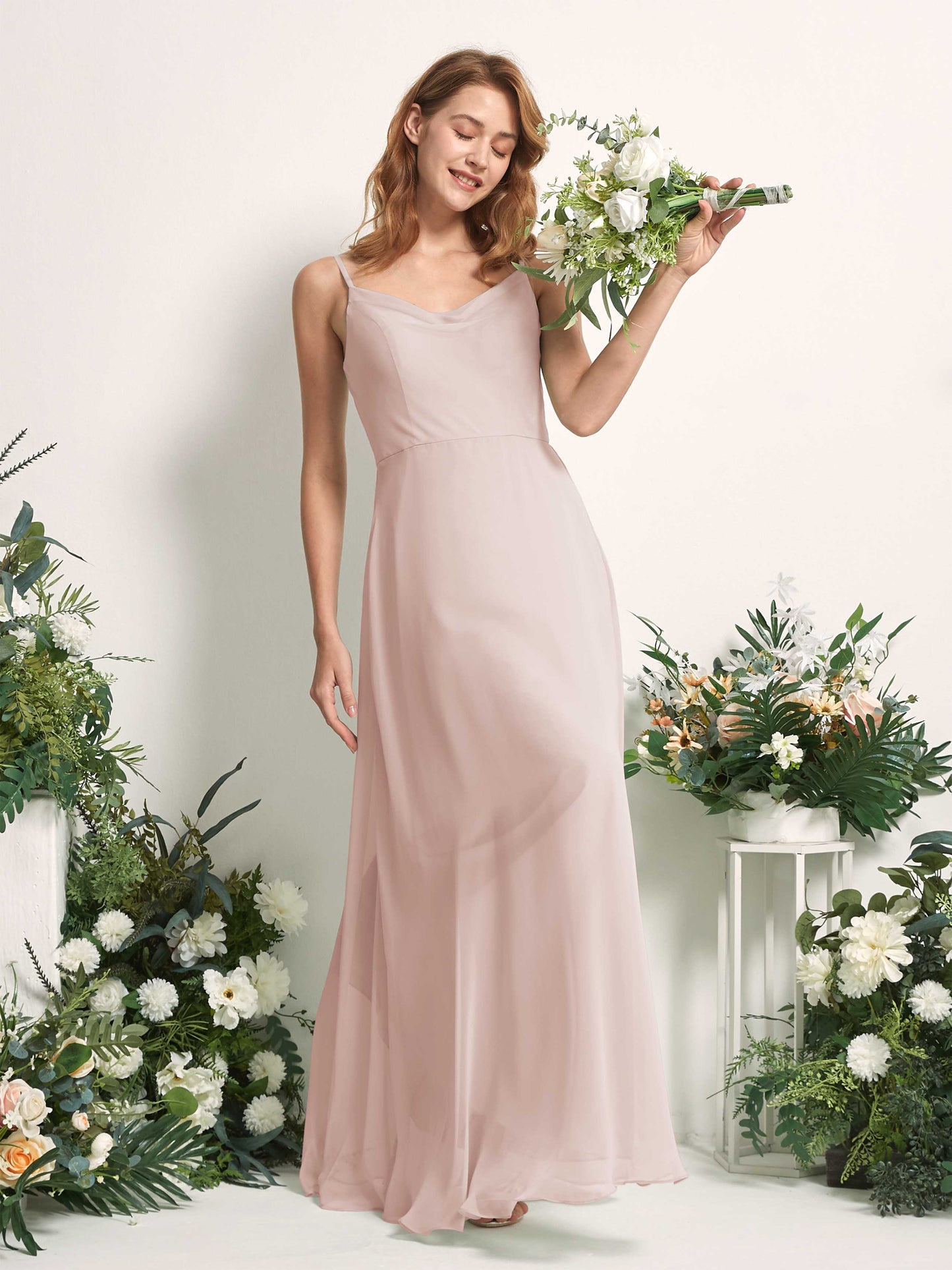 Hannah Biscotti Sleeveless Maxi Dress