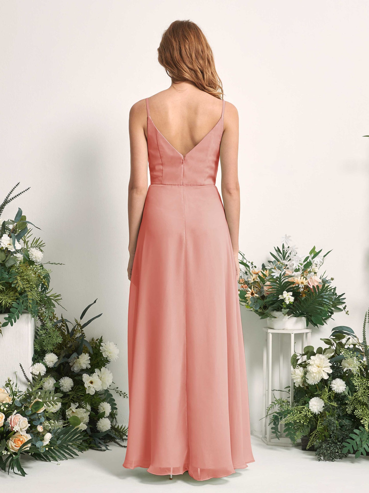 Hannah Champagne Rose Sleeveless Maxi Dress