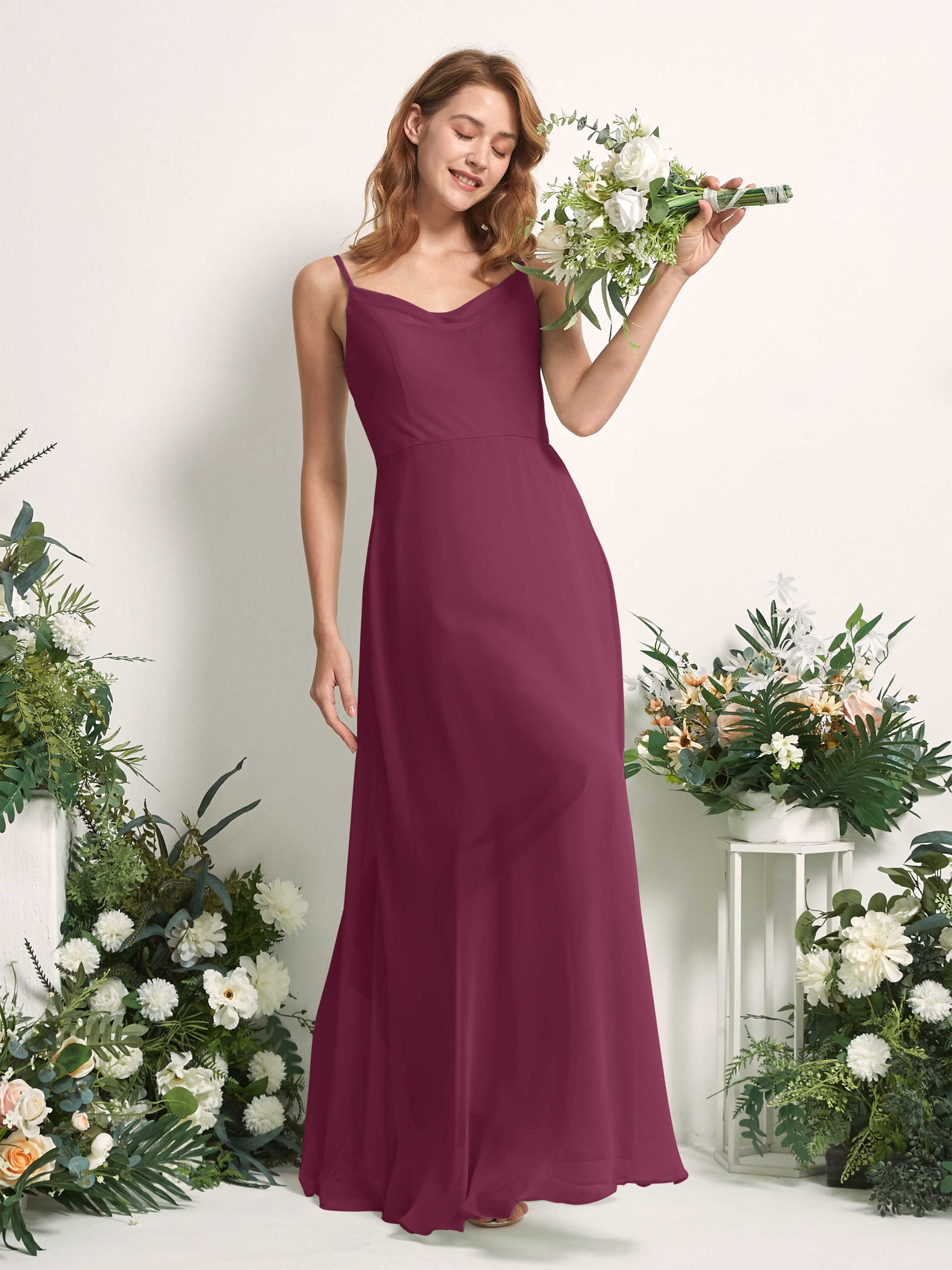 Hannah Chianti Sleeveless Maxi Dress