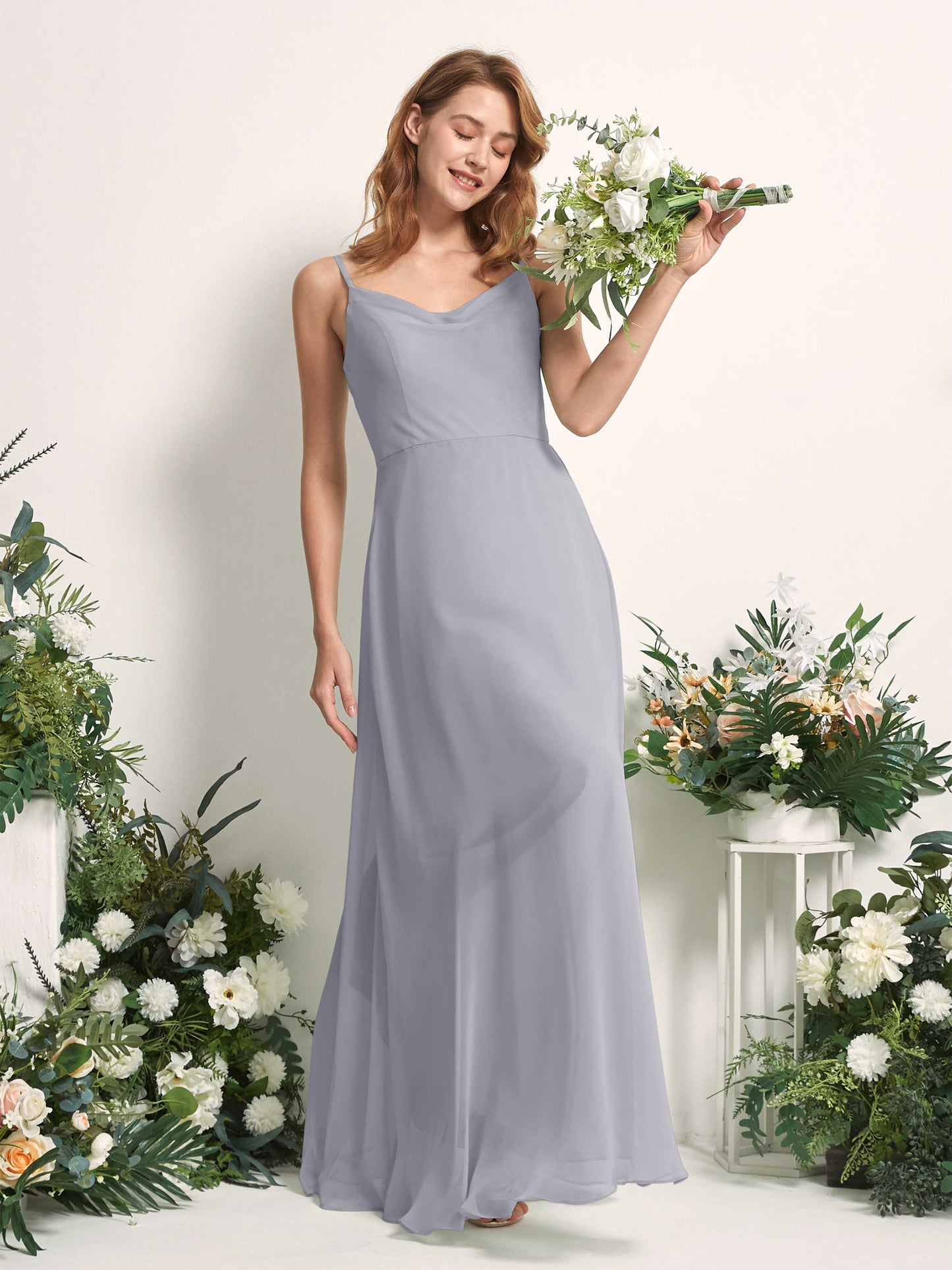 Hannah Dusty Lavender Sleeveless Maxi Dress