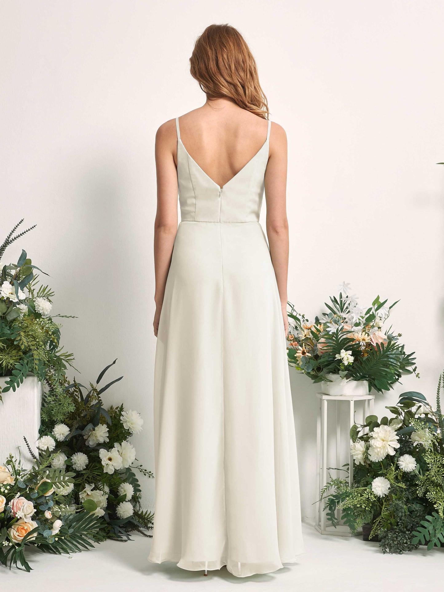 Hannah Ivory Sleeveless Maxi Dress