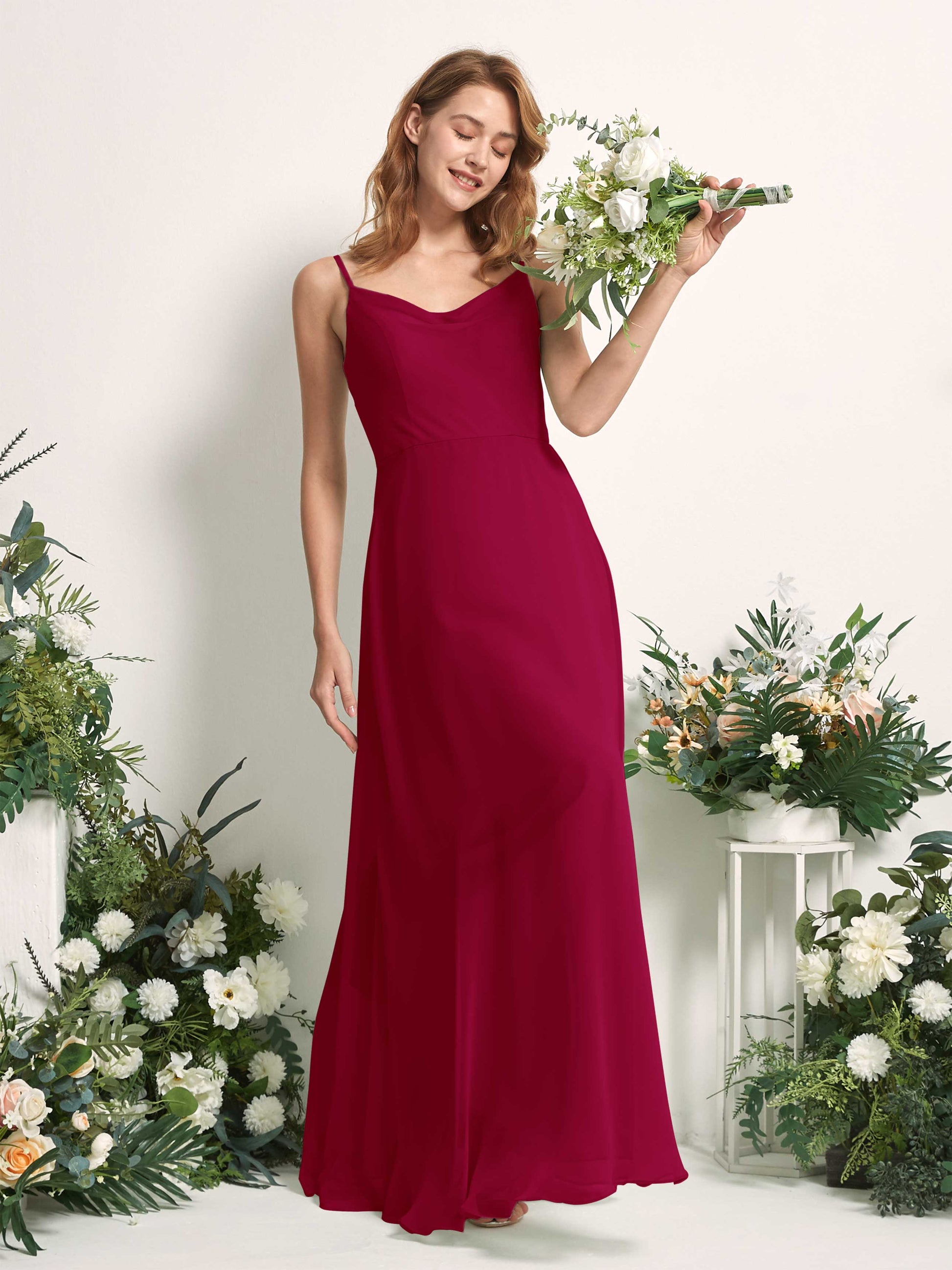 Hannah Jester Red Sleeveless Maxi Dress