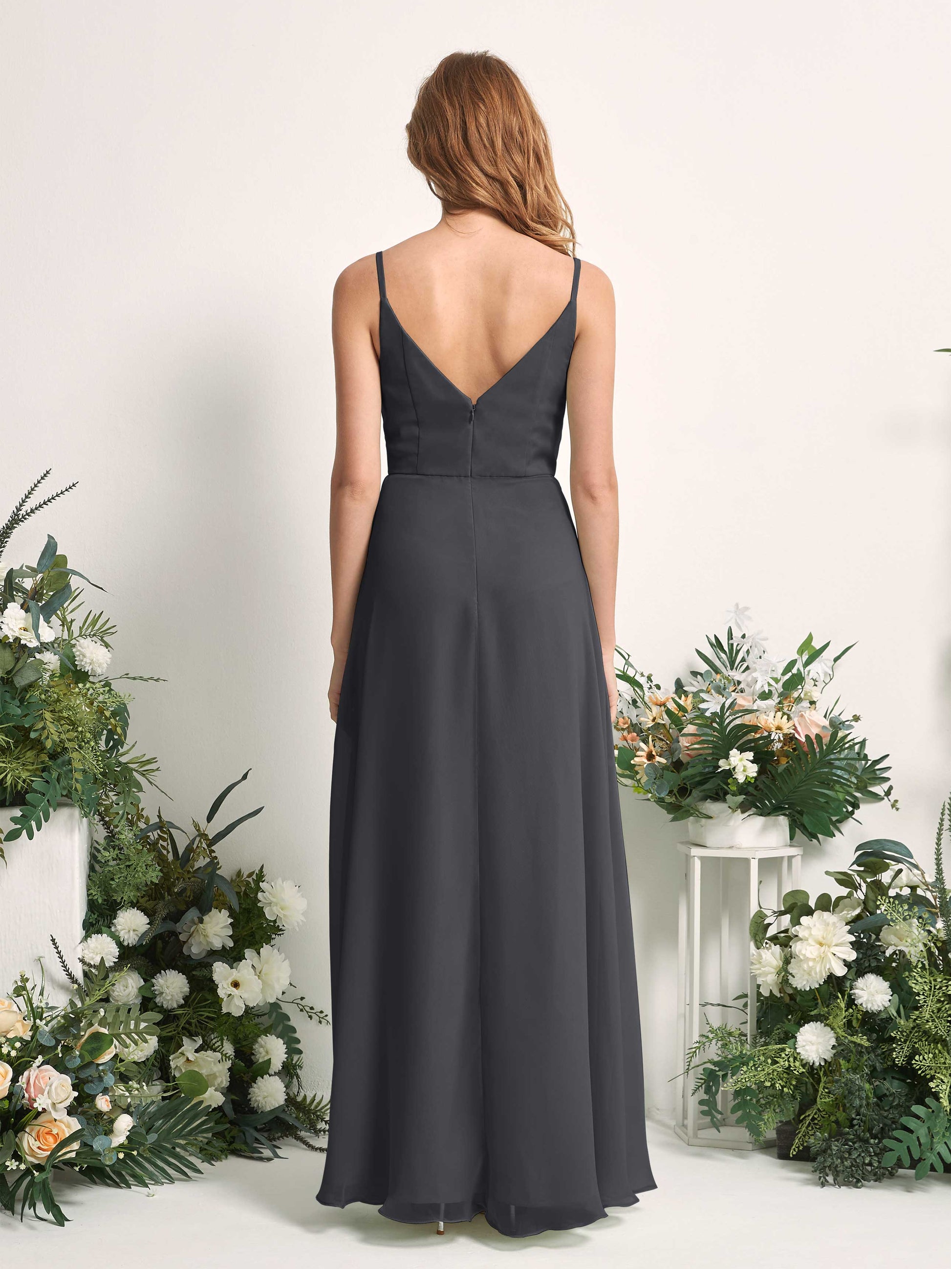 Hannah Pewter Sleeveless Maxi Dress