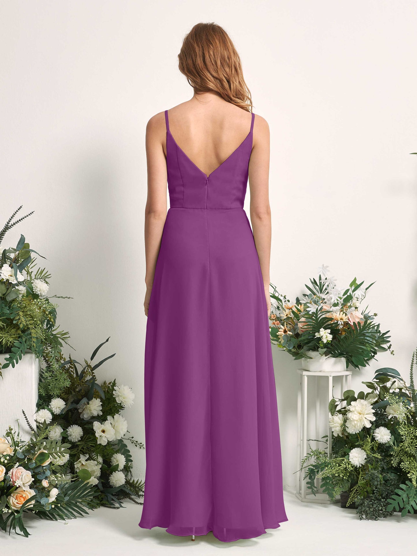 Hannah Purple Sleeveless Maxi Dress