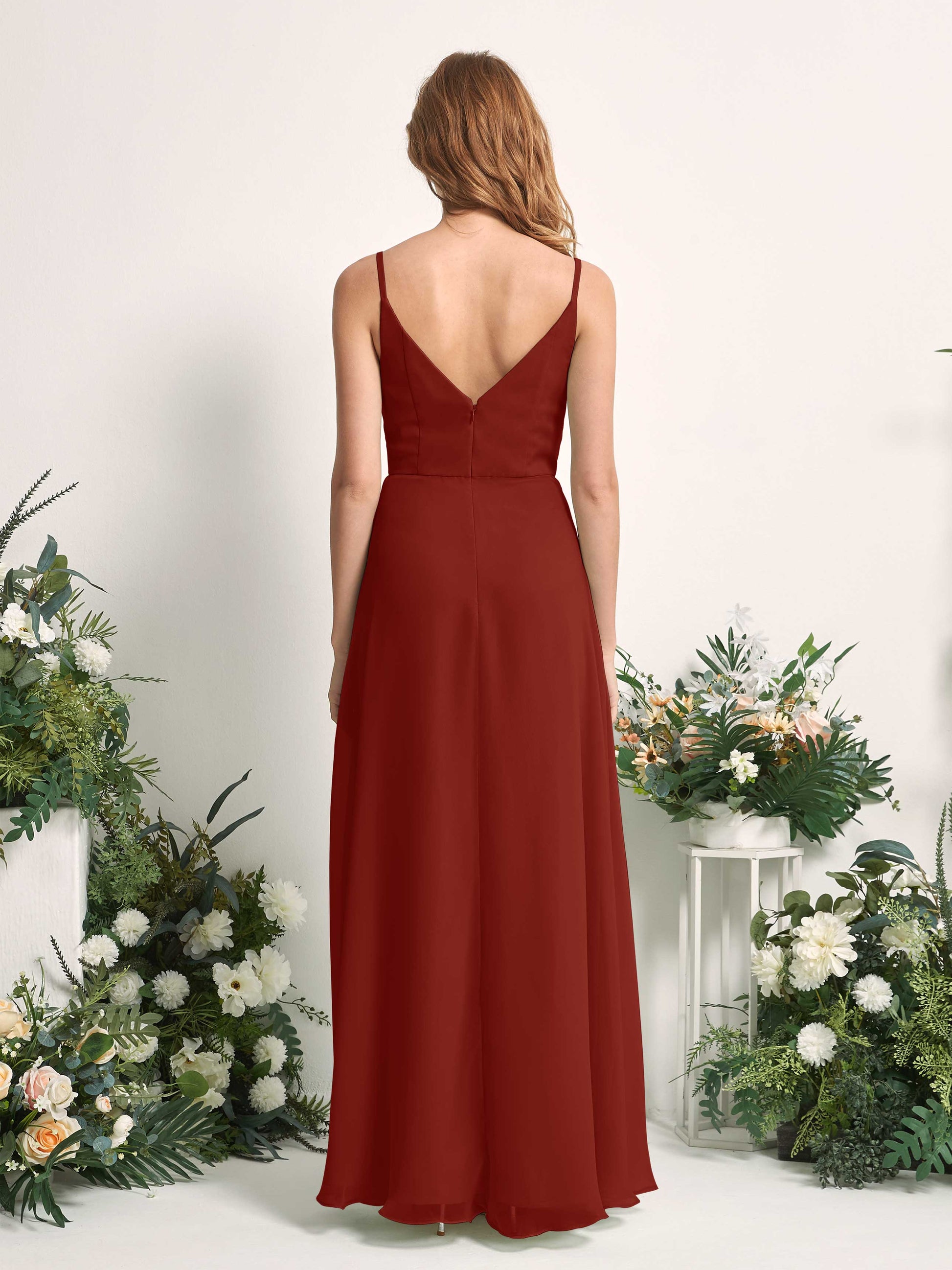 Hannah Rust Sleeveless Maxi Dress