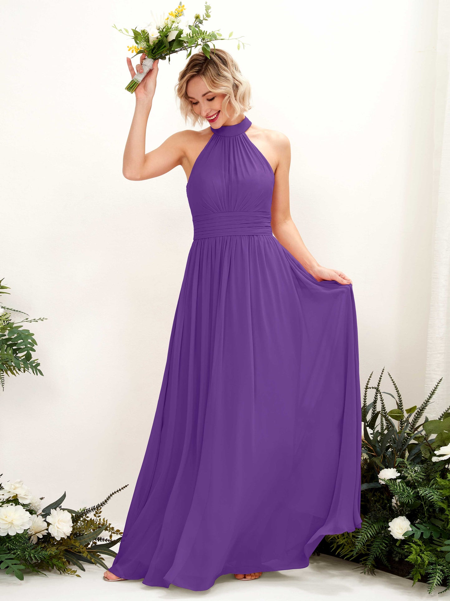 Hilda Regency Halter Maxi Dress