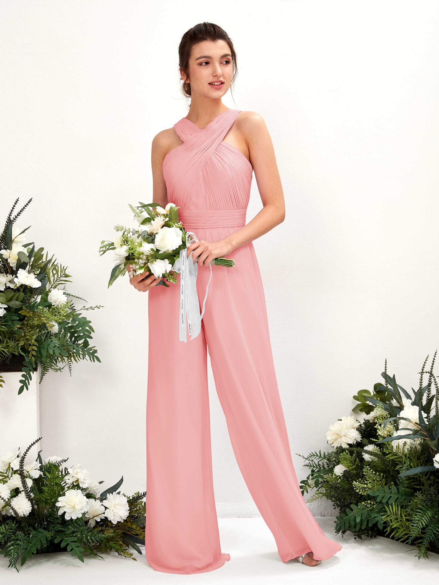 Hilona Ballet Pink Sleeveless Maxi Dress