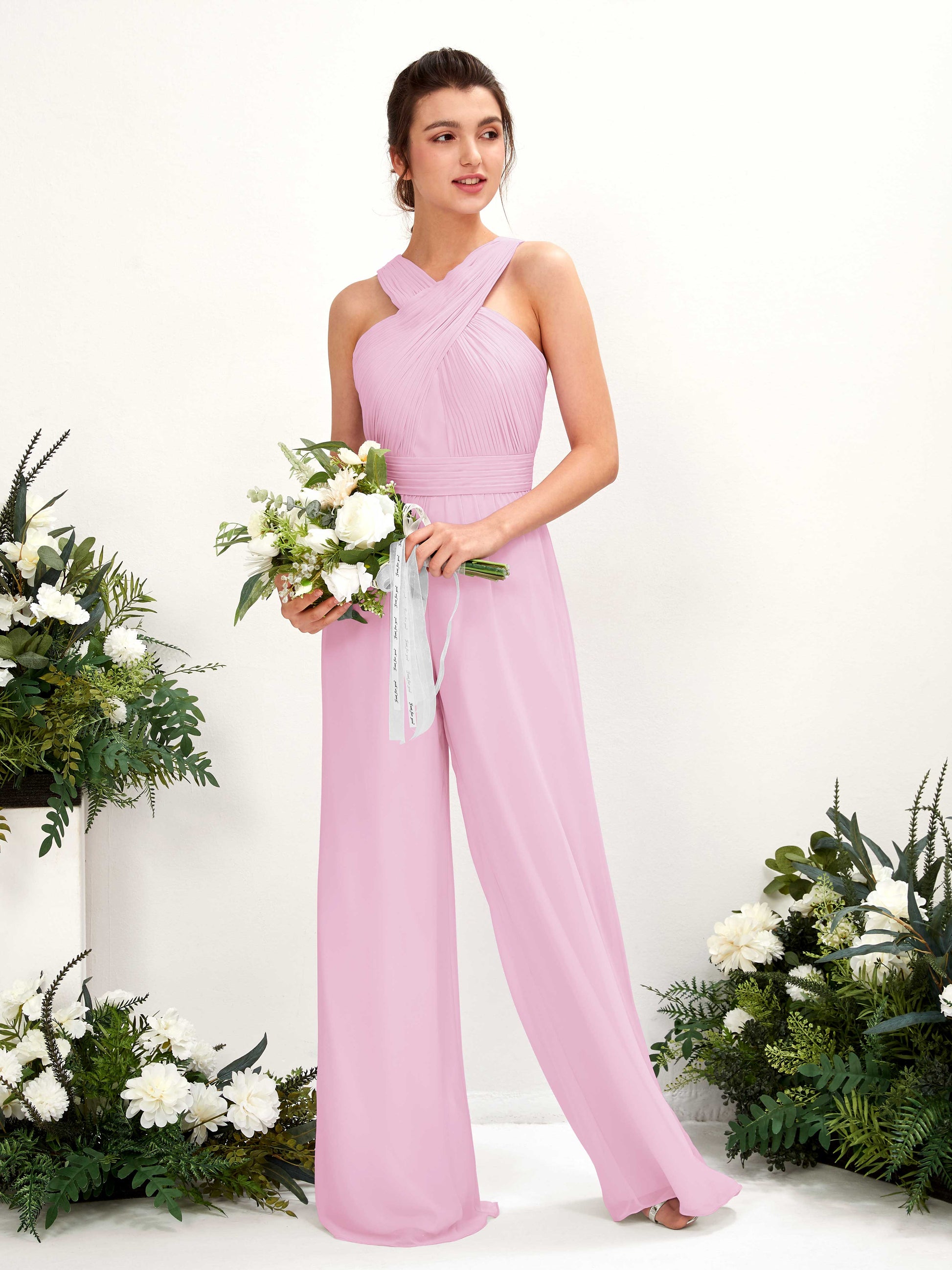 Hilona Candy Pink Sleeveless Maxi Dress