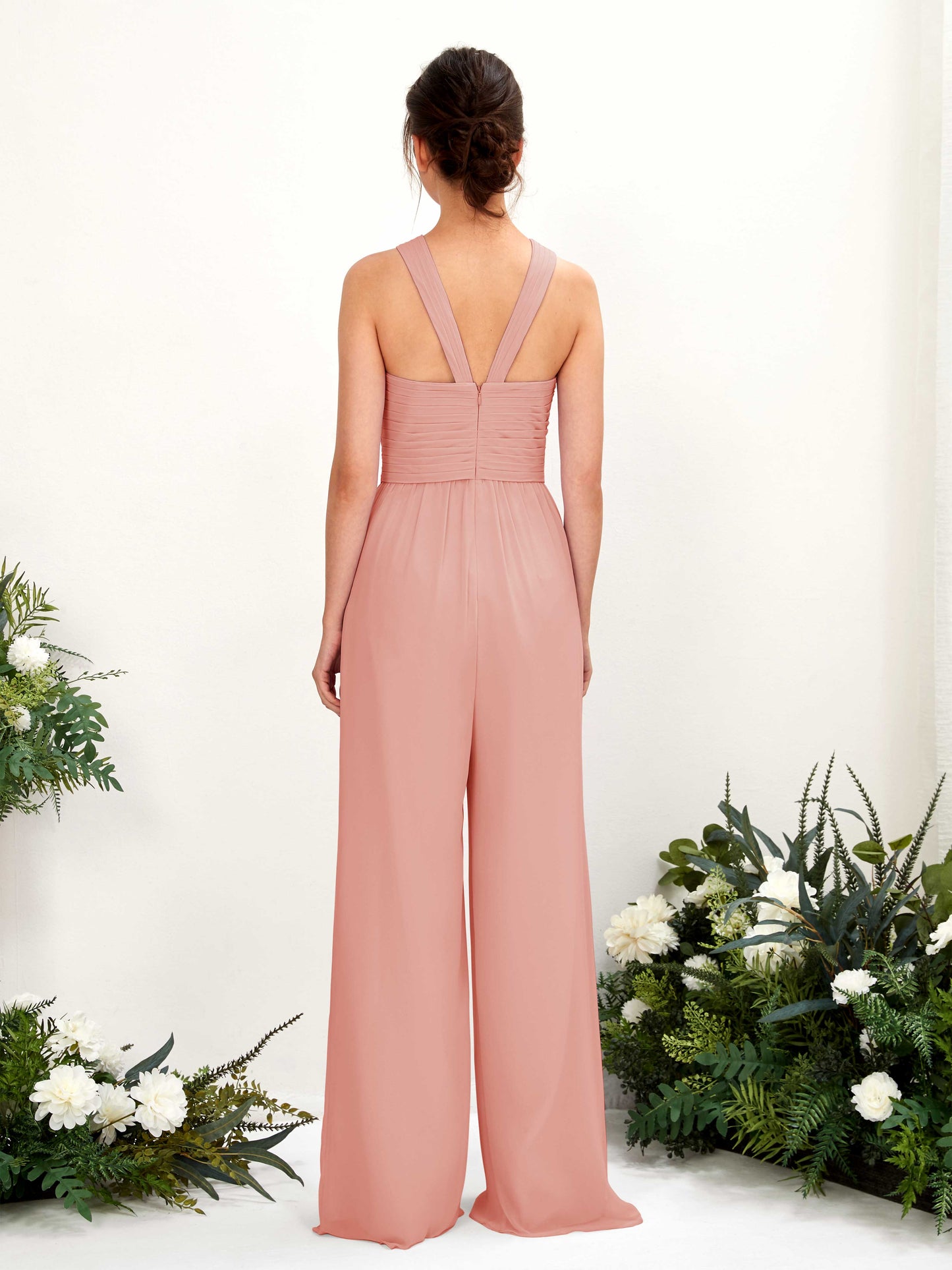 Hilona Champagne Rose Sleeveless Maxi Dress