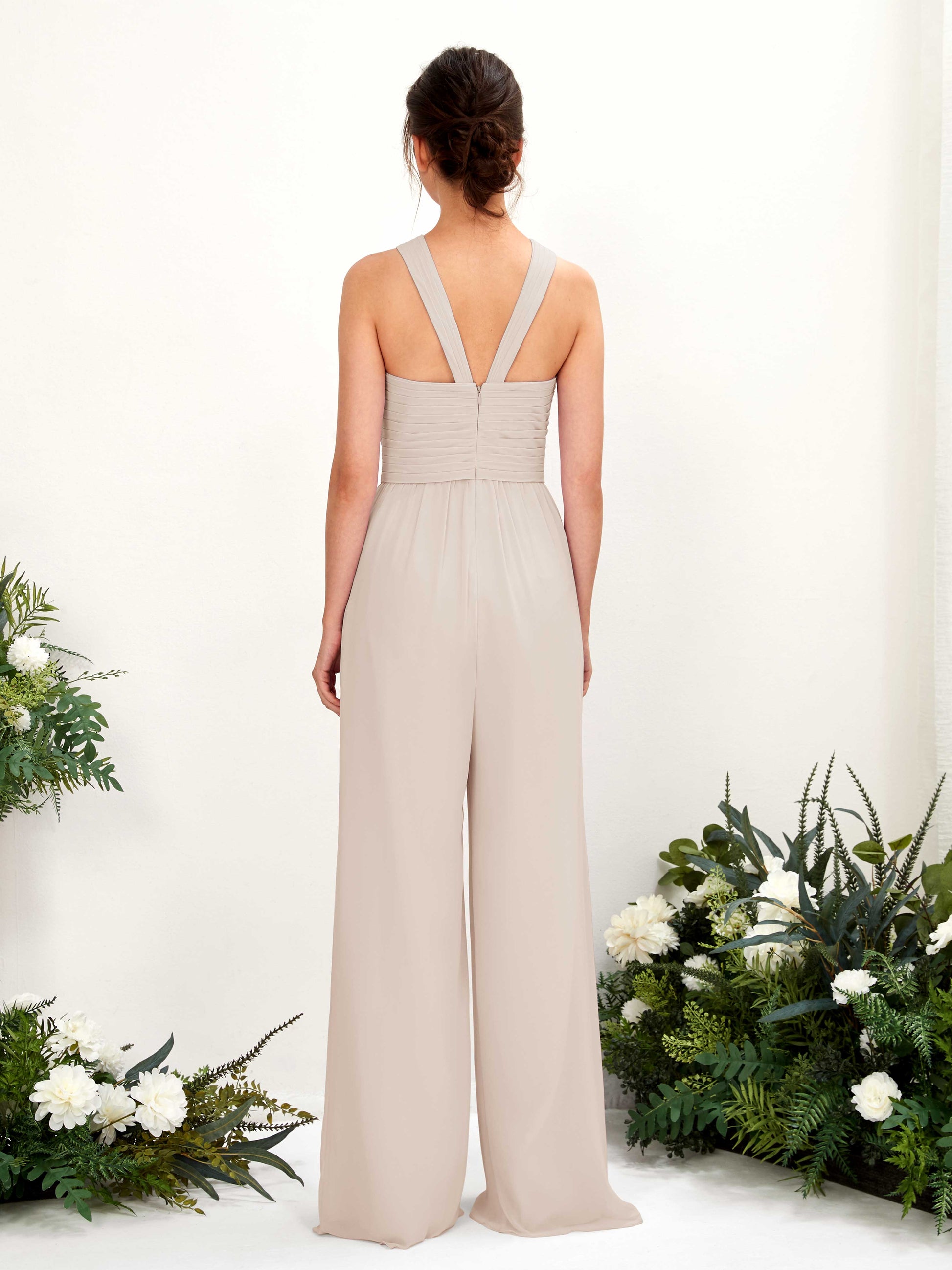 Hilona Champagne Sleeveless Maxi Dress