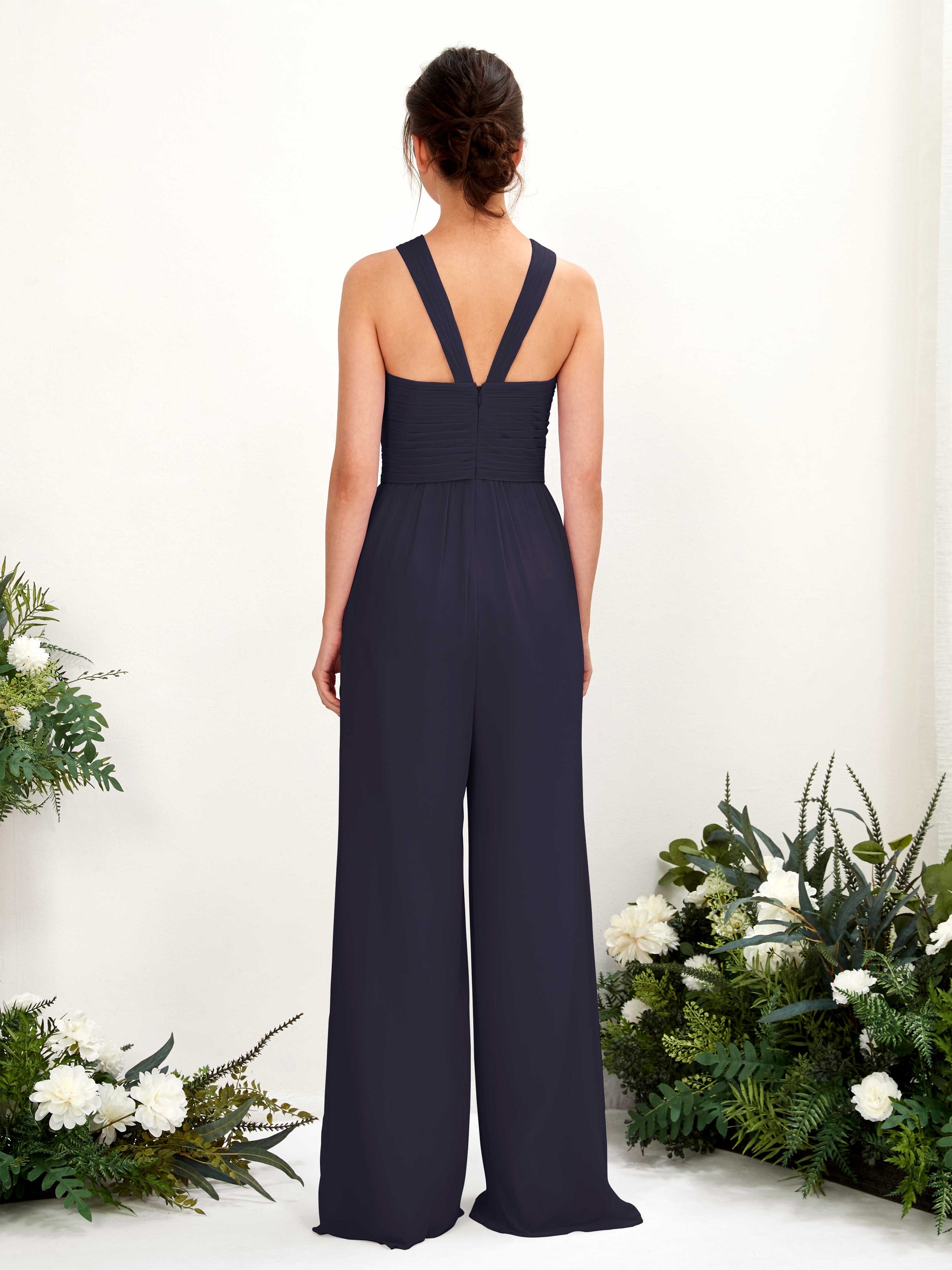 Hilona Dark Navy Sleeveless Maxi Dress