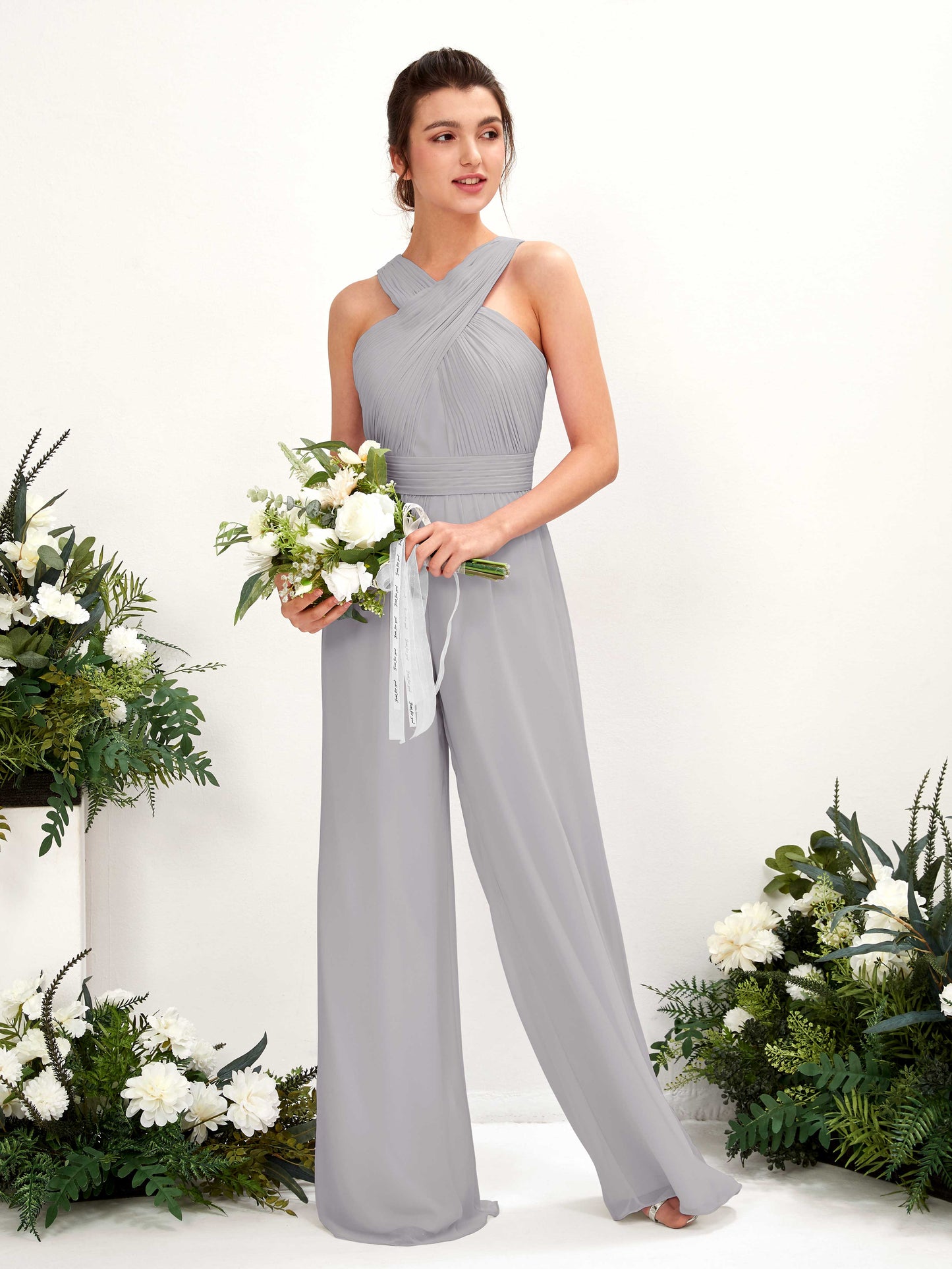 Hilona Dove Sleeveless Maxi Dress