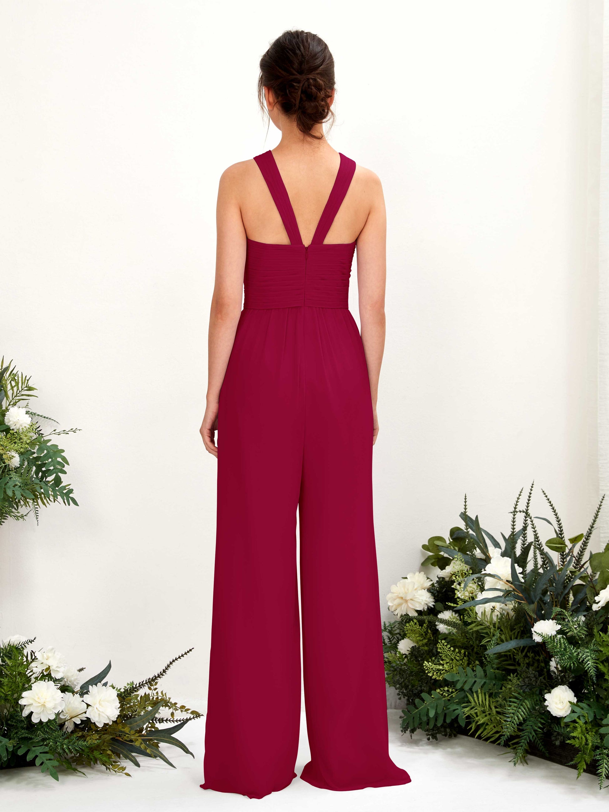 Hilona Jester Red Sleeveless Maxi Dress