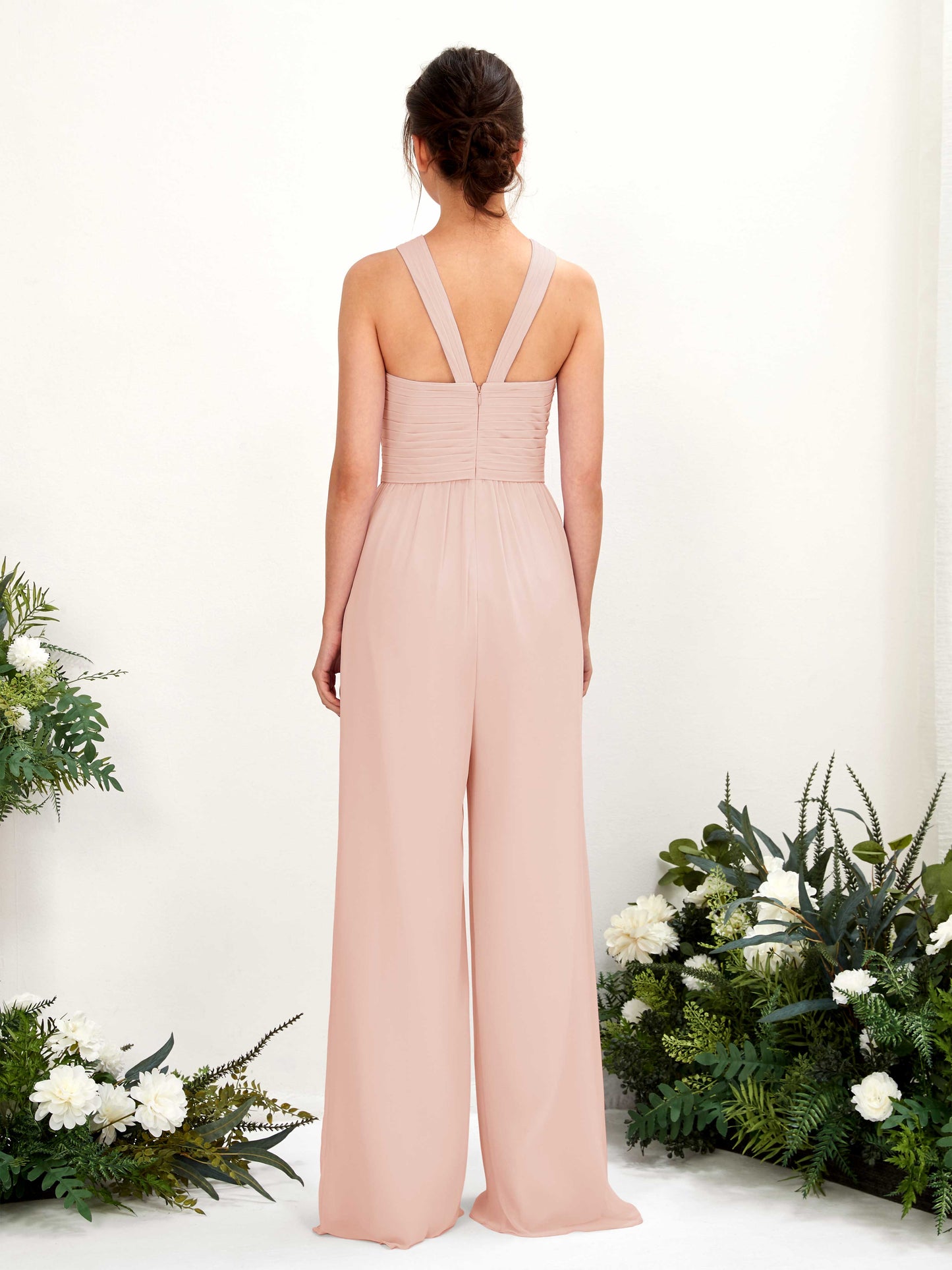 Hilona Pearl Pink Sleeveless Maxi Dress