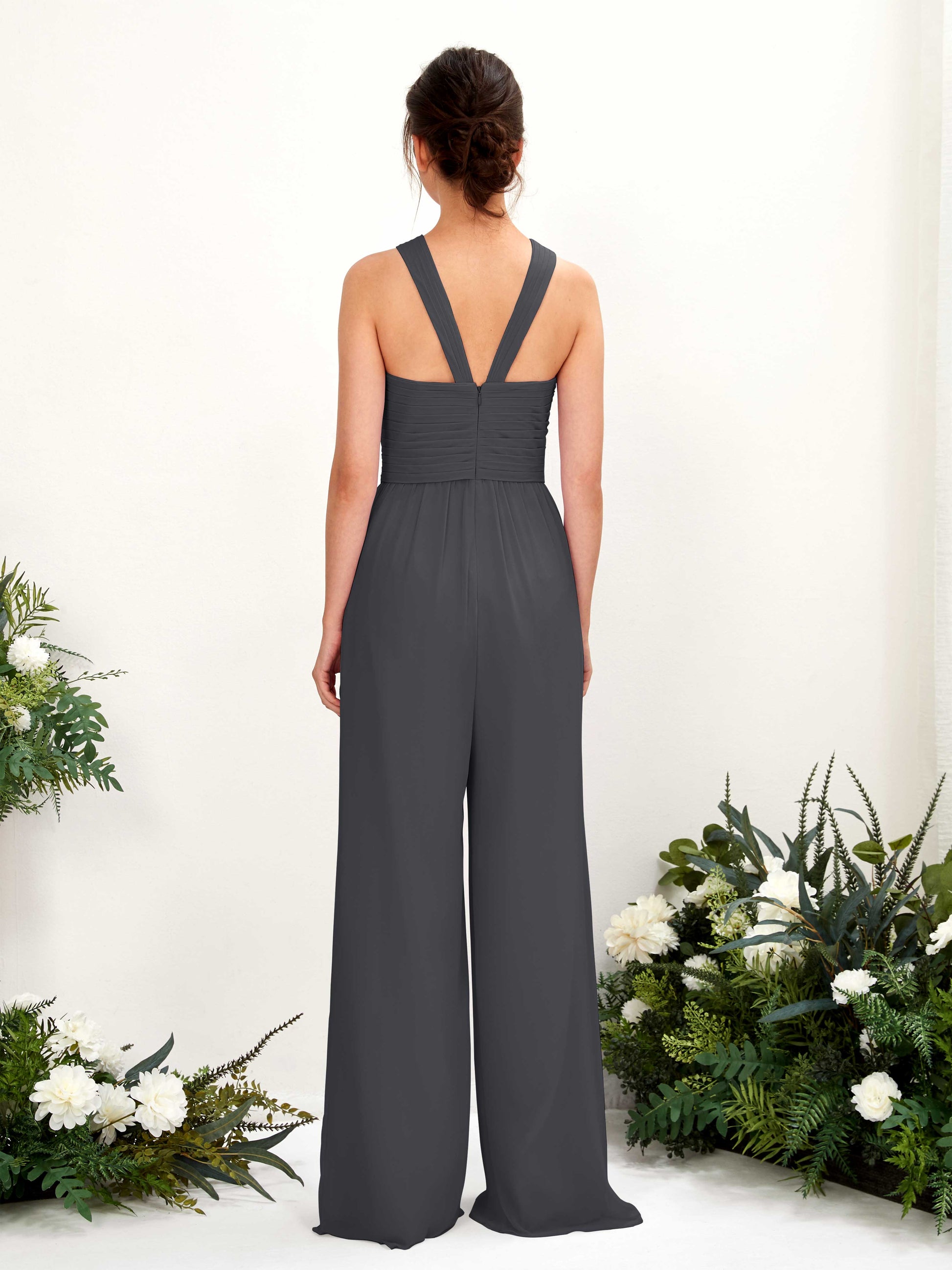 Hilona Pewter Sleeveless Maxi Dress