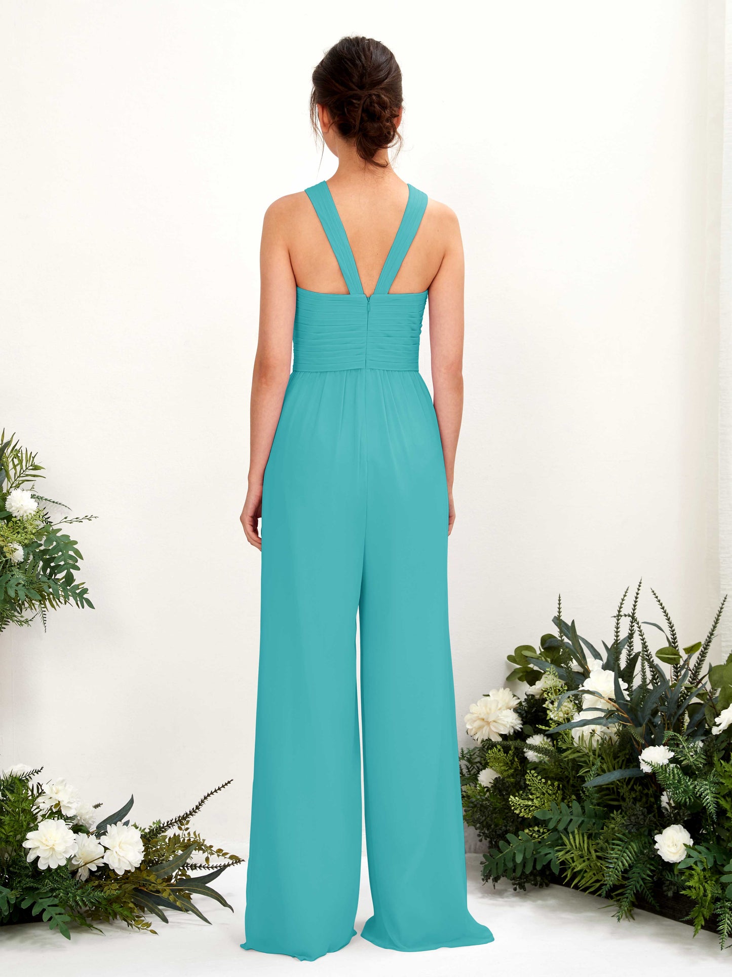 Hilona Turquoise Sleeveless Maxi Dress