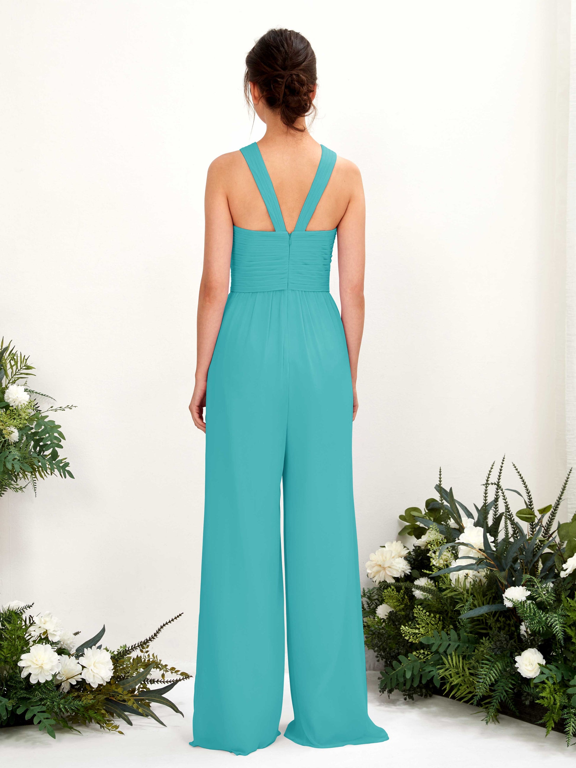 Hilona Turquoise Sleeveless Maxi Dress