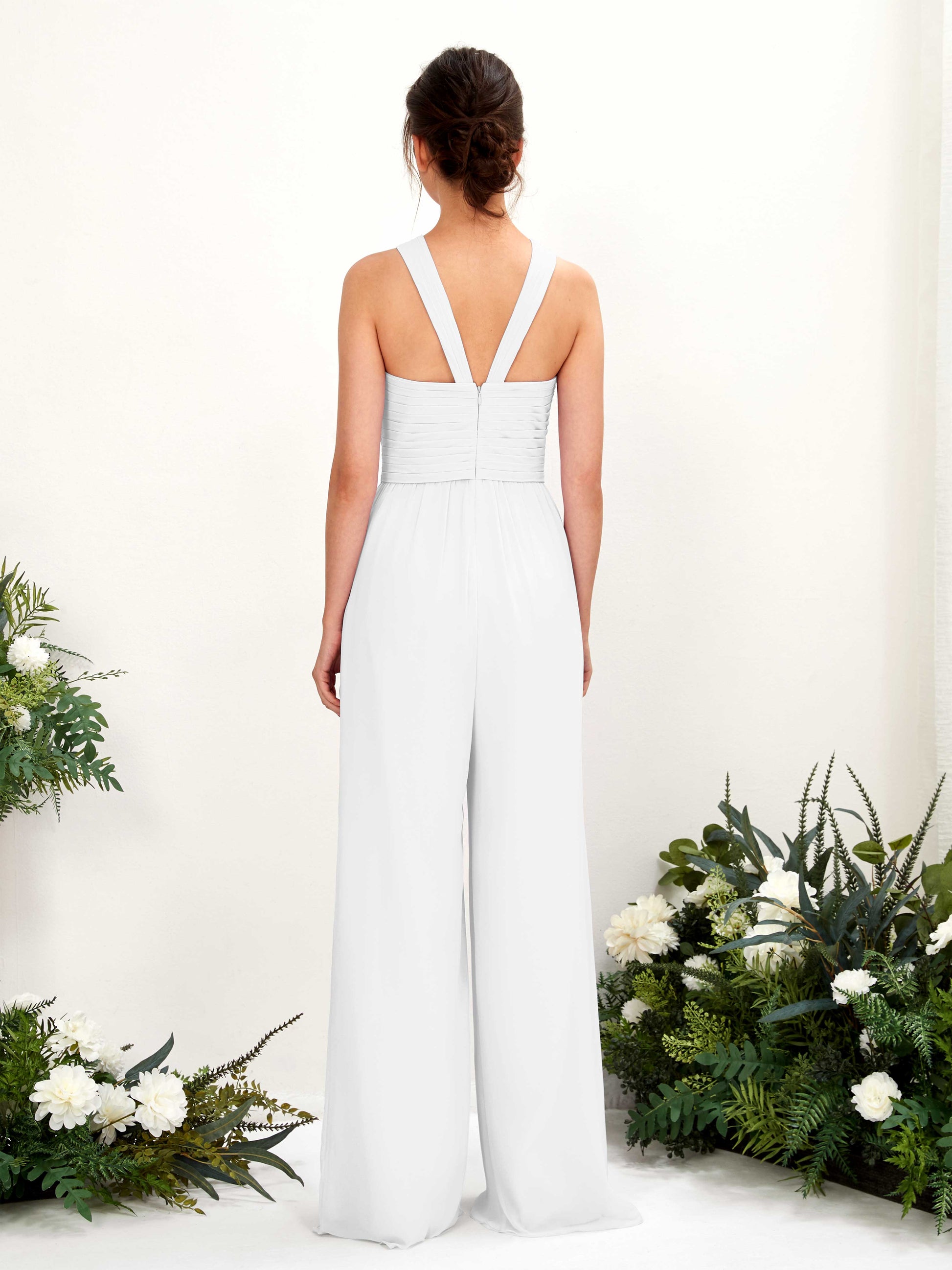 Hilona White Sleeveless Maxi Dress