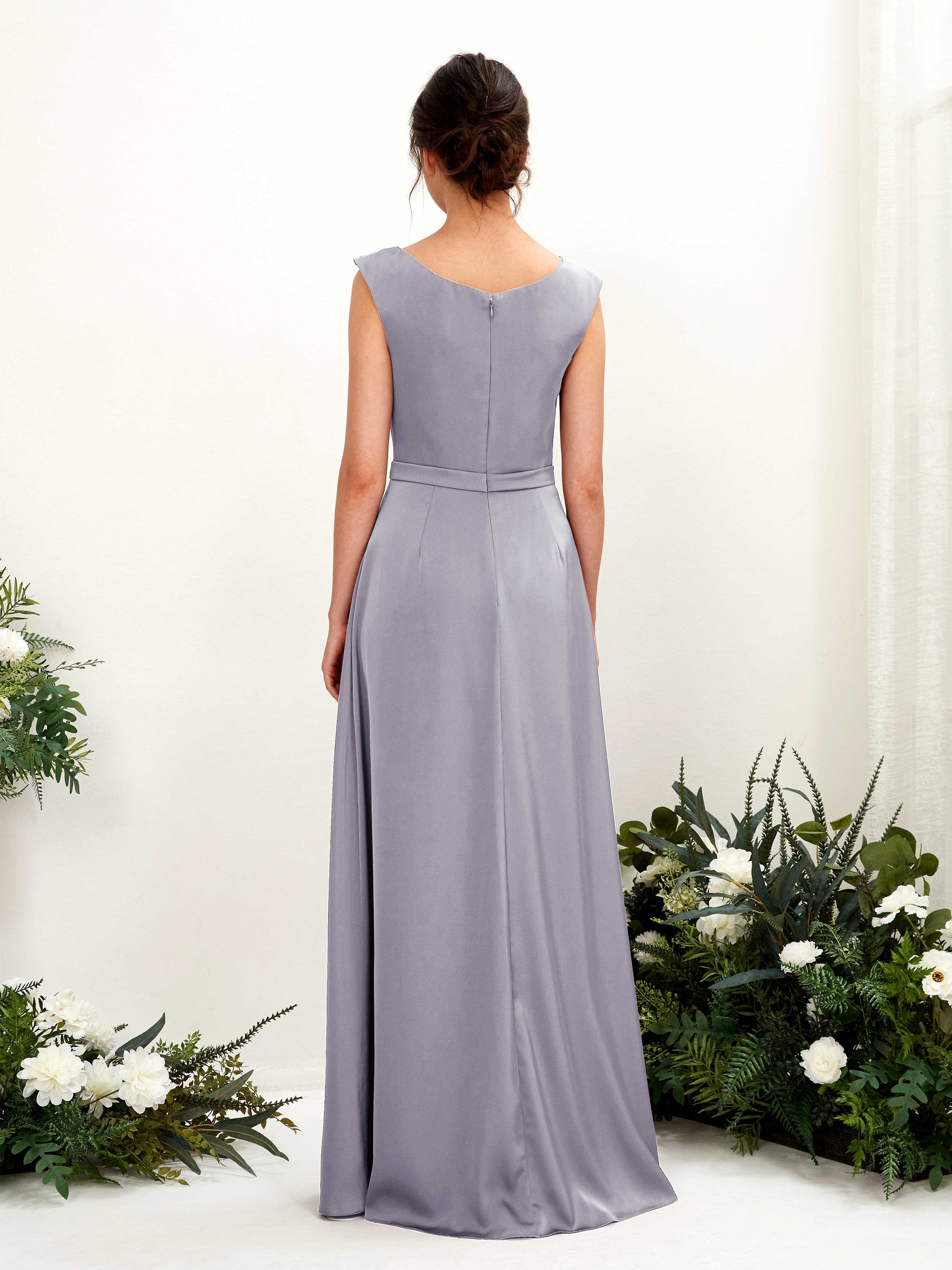 Irma Purple Haze Satin Maxi Dress