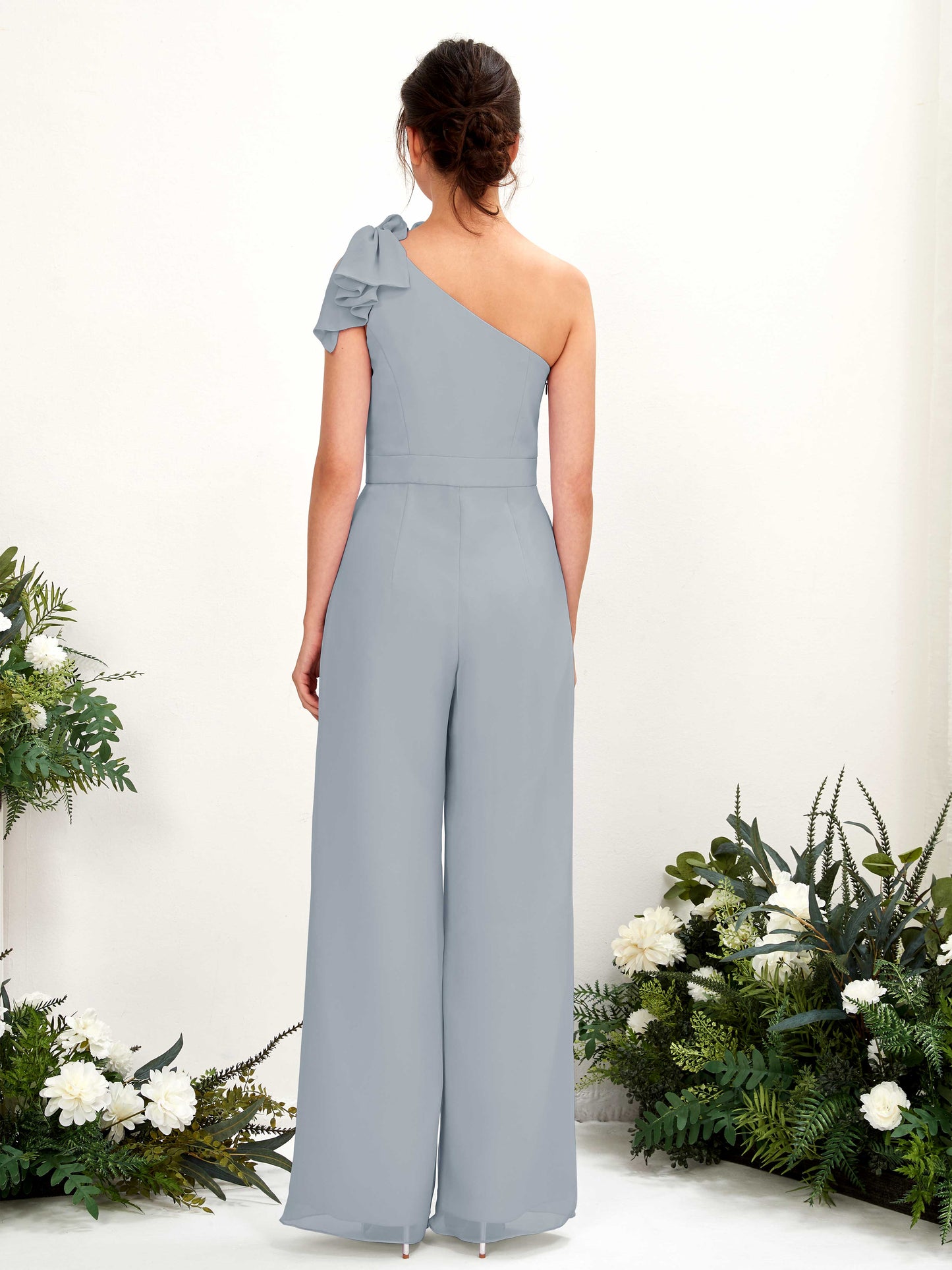 Jasmine Dusty Blue-Upgrade One Shoulder Maxi Dress