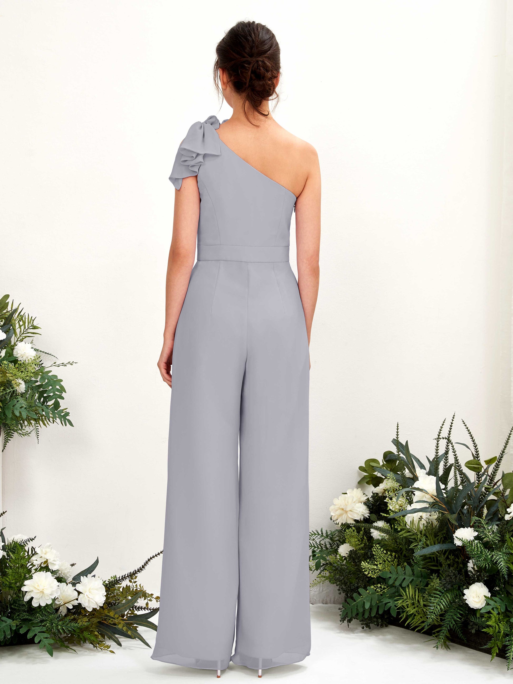 Jasmine Dusty Lavender One Shoulder Maxi Dress